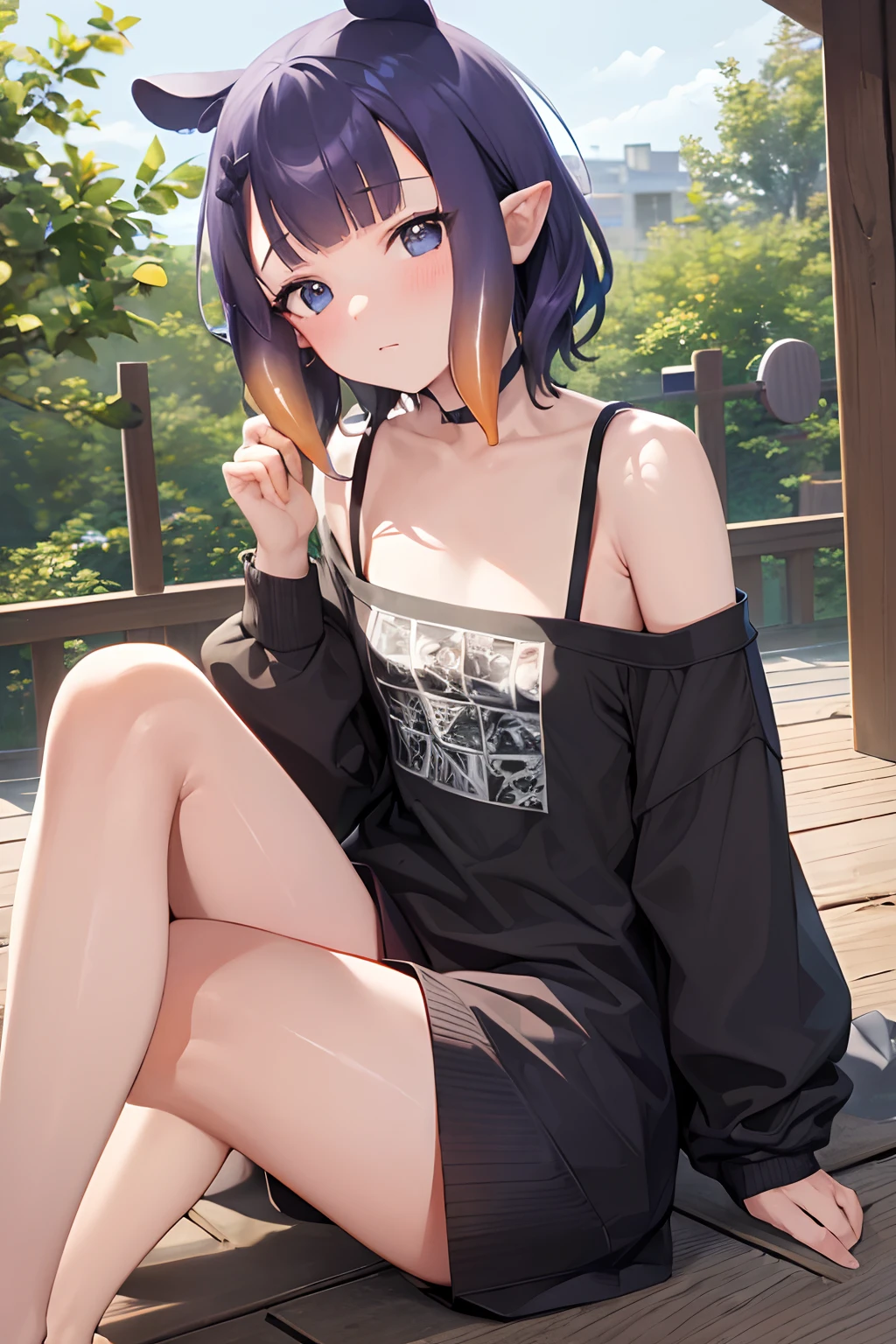 masterpiece、masturbation behavior、bob hair、Perm hair、colorful hair、one eye closed、sleeveless long sweater、sparkling eyes、Wear glasses、Beret、Secretly、at the park、sitting on the bench、legs spread、Viewer's perspective、Guangyue、sexy look、sexy pose、Sweaty all over my body、Are crying、ecstasy