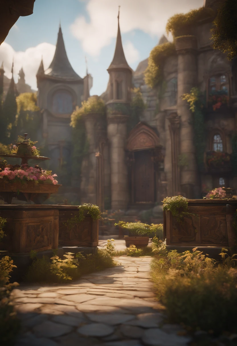 A beautiful scenery collection of locations of the city of Demancia from league of legends