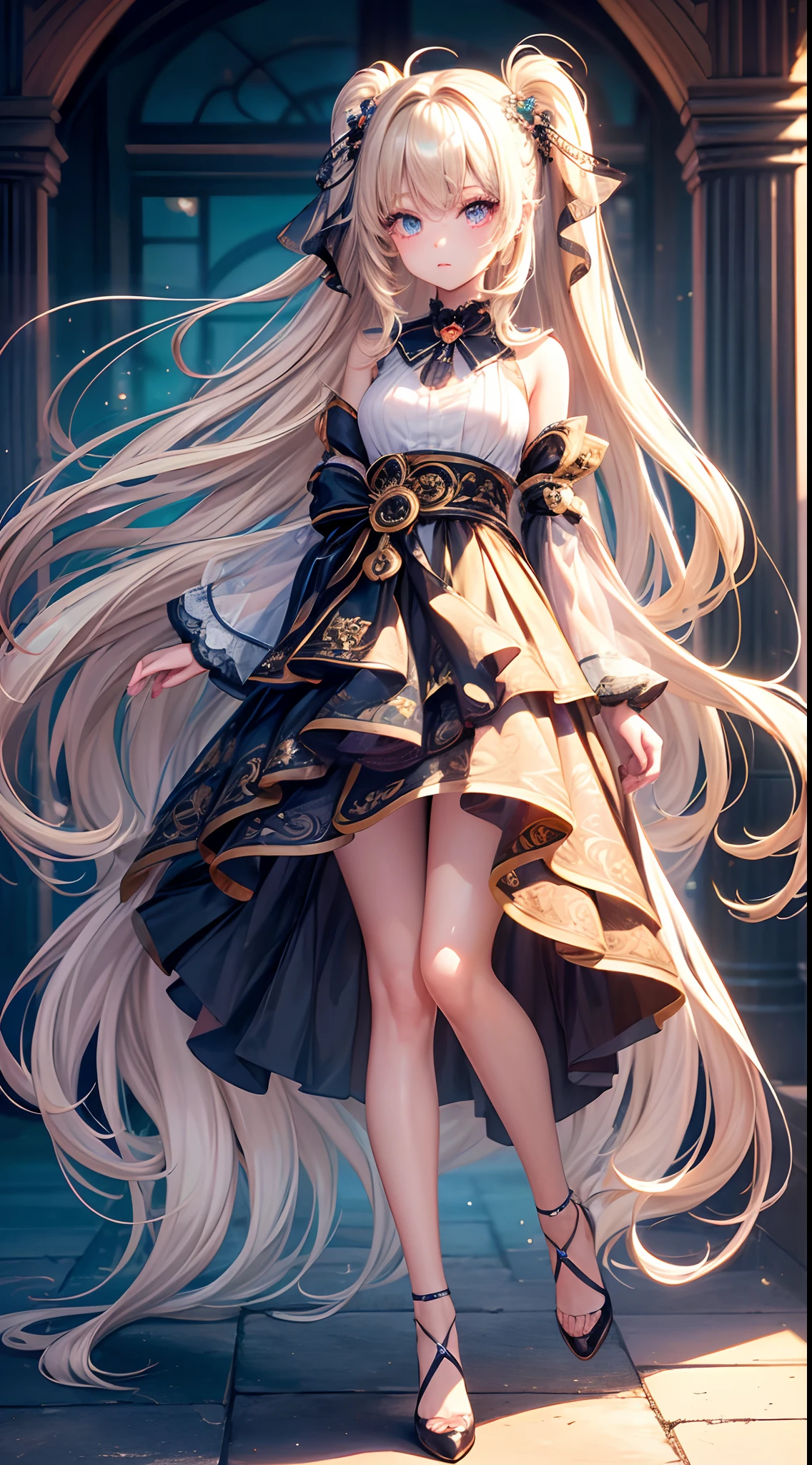 ((masterpiece)), (top-quality), (detaileds),4K resolution. 1girl in,foco nítido、a blond,Princess Cut,odd eye,Older sister,diet,long,Red Rosa,tiarra,Black Dress,curlyhair,small tit,small tits,Cool,Rose Dress,embroideries,oriental,A sexy,Sareme,milkyway、small nose,narrow nose and small nose,,,,,,,,,,,,,,,,,High small nose,small nostrils,see -through,Full body like,oblique,1girl in,Golden hair color,Light hair color,Beige hair color,Rosa,Red Rose,Rosa,Red Rose,Rose Dress,weddingdress