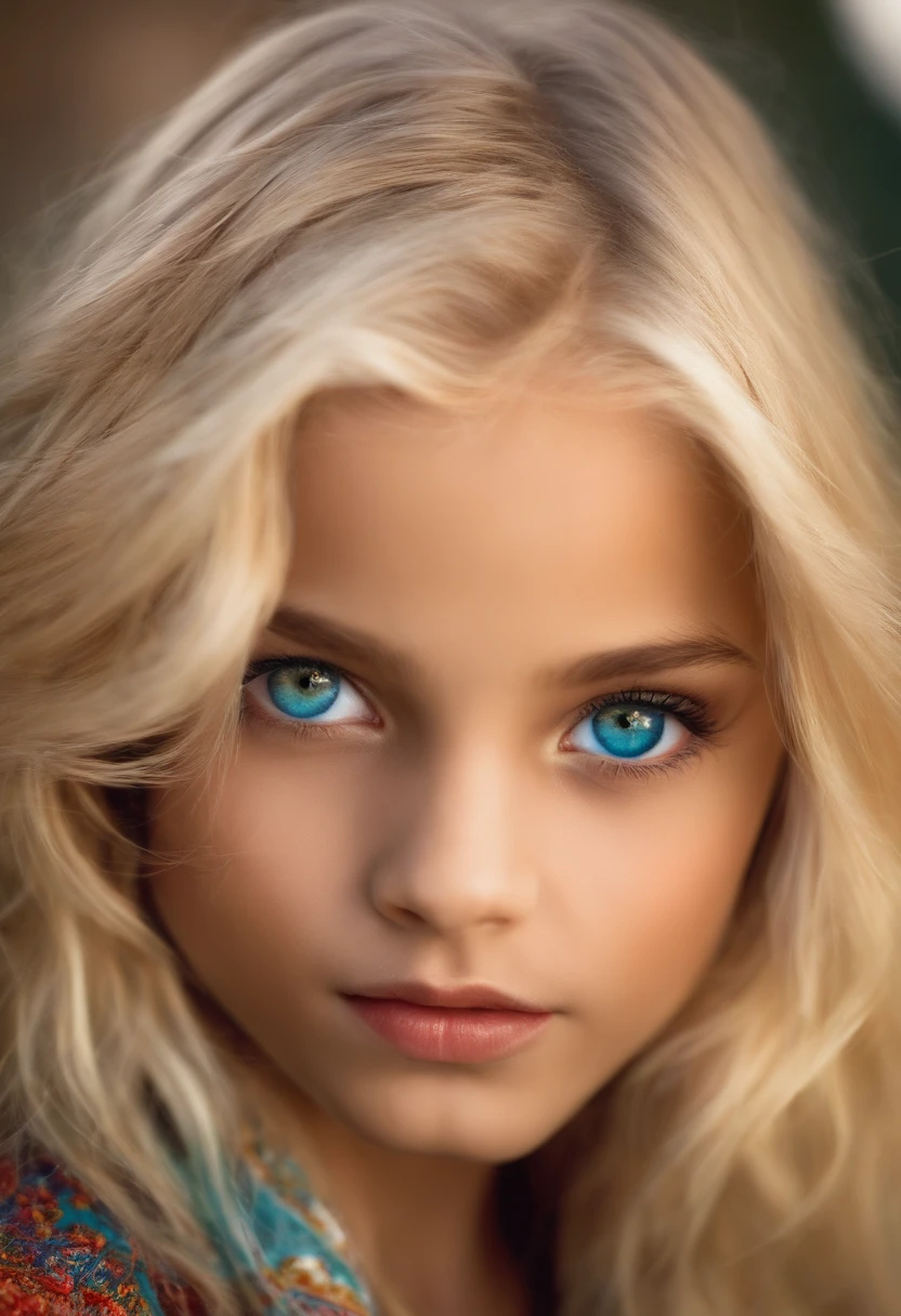 realist, nude, Perfect facial detail, Detailed blue eyes, Very detailed, ruboroso, hair ornament, Cignon Cabello Caoba, (blond hair), nude , Slender girl 14 years old, Young face, beautiful eyes, Black background