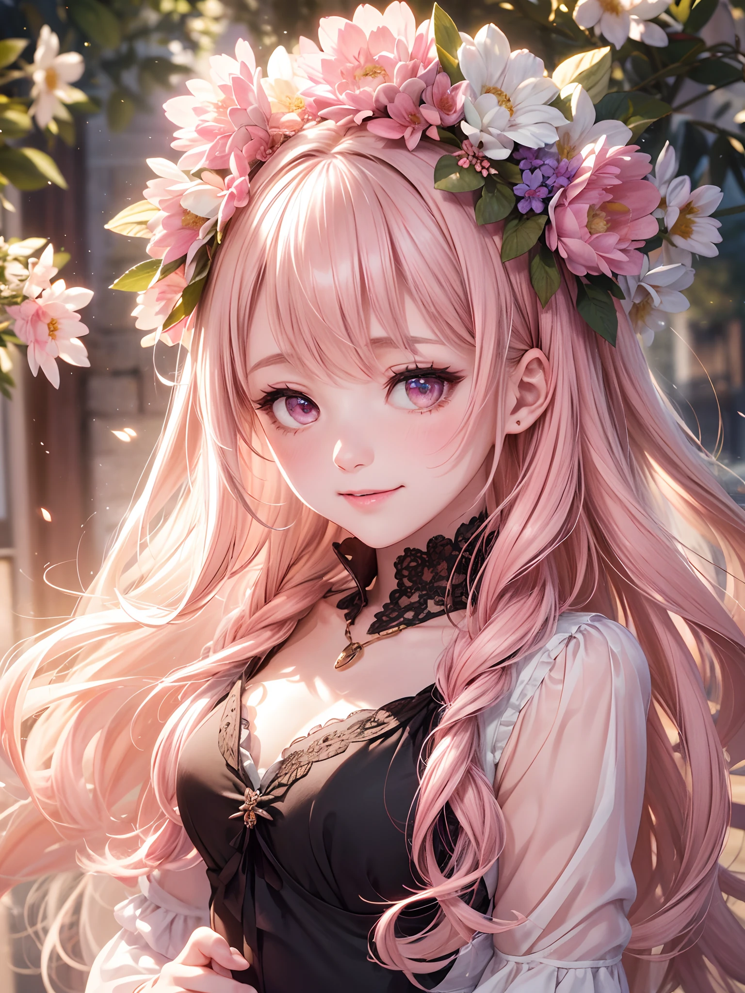 (Very detailed 8k high-quality CG wallpaper, the highest level of work, maximum use of equipment, the most delicate description and strong experience) + 

("Sweet and alluring" slime monsters, young demon body and proud figure "mysterious and classical beauty", [the color and material layers of the base are diverse]-> transformed into a woman, colorful feather decorations and feminine design of swords, fresh and comfortable forest environment, pleasant pink clouds in the evening sky, round and bright water droplets, fluttering petals and breezy leaves, light and shadow blended into the subject's feeling, "all elements are just right") = > 

"A picture of looking through the window of time at the good times"