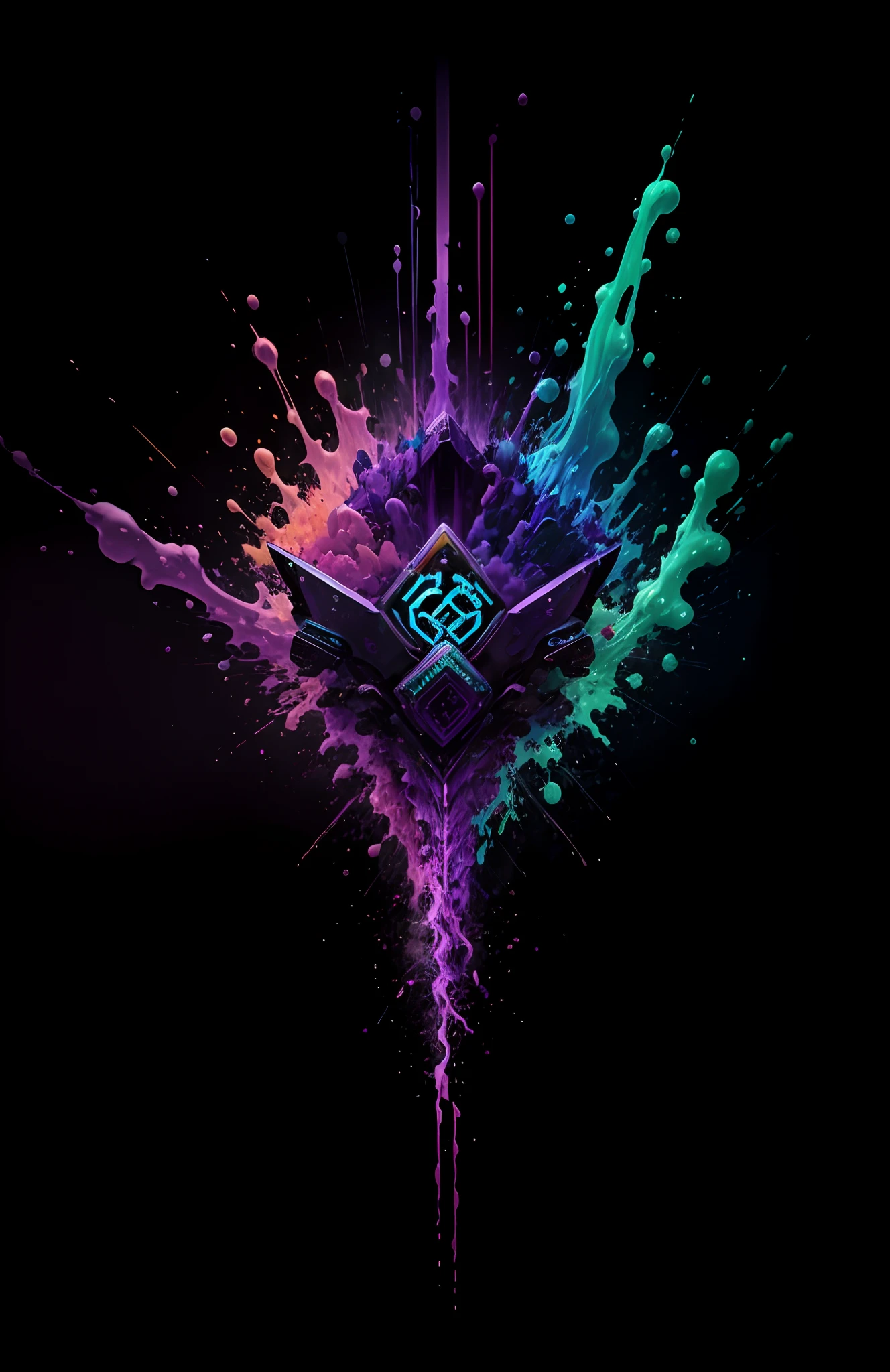 Codeine, Hip-Hop, Purple, Colourful, Fantasy, Cartoon, AI