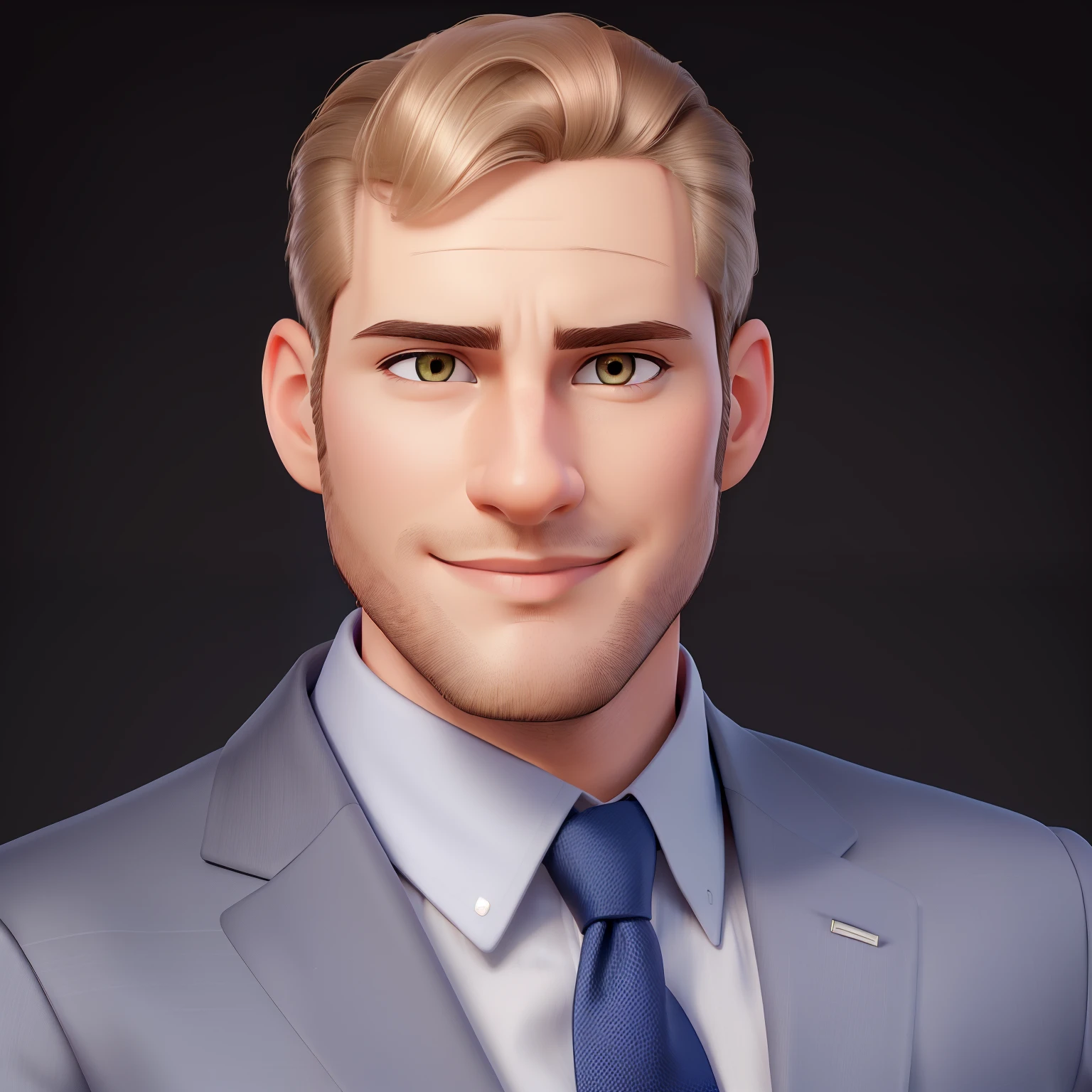 (best quality,highres:1.2),portrait,professional lighting,sharp focus,detailed facial features,confident expression,sophisticated appearance,neutral background,sleek hair style,suit and tie,crisp and clean look.