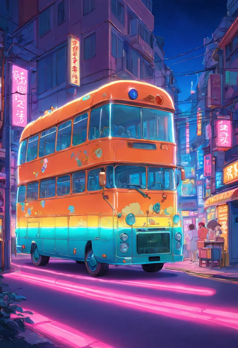 chat bus neon