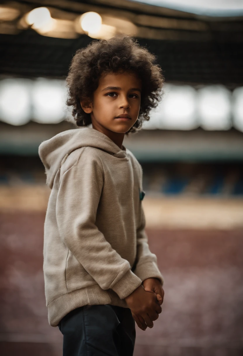 A boy who likes and plays football in a team called Recreativo Malú