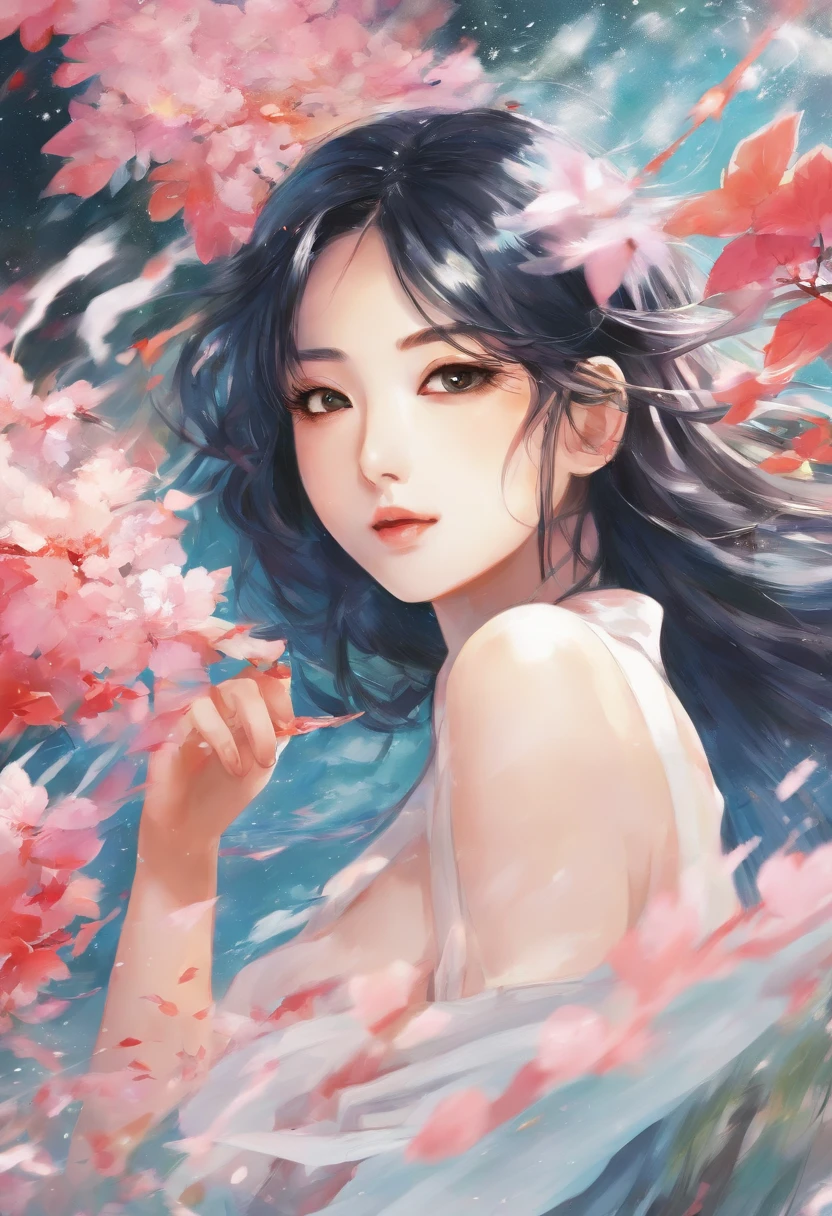 Asian woman close-up, Nico Robin, making:Anime Painter Studio, Realistic anime art style, Realistic anime art style, Marin Kitagawa doujin art, Beautiful Anime Portrait, Anime Realism Style, beautiful anime woman, painted in anime painter studio, high quality doujin art, Range Murata and Art Germ, beautiful anime art style