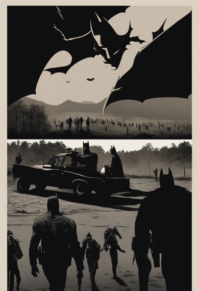 Batman in the walking dead