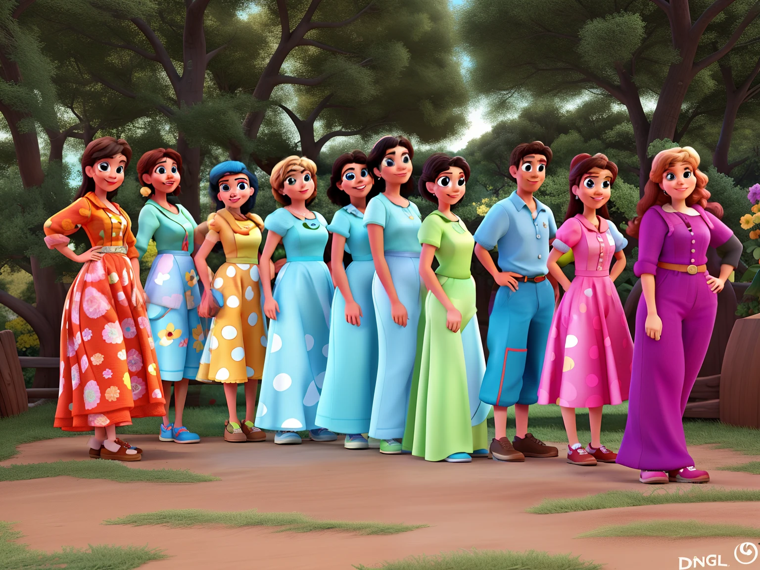 disney pixar style
