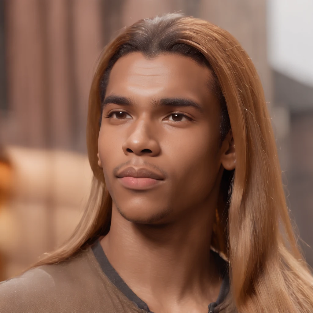 (professional 3d render:1.3) af (Realistic:1.3) Beautifully made, High-resolution 4K masterpiece drawn (Young caramel brown skin male with fresh, long straight blonde hairstyle:1.9), octane, art stations, concept-art, smooth, Sharp focus, illustration, Art germ, (loish:0.23), wlop ilya kuvshinov, and greg rutkowski and alphonse mucha gracias, (Global illumination, Studio light, volumettic light), heavy rain, particles floating, Howl's Moving Castle, fantasy, elf, full bodyesbian, ((Dark and ancient city background:1.3)),CGSesociety,art stations, medieval setting