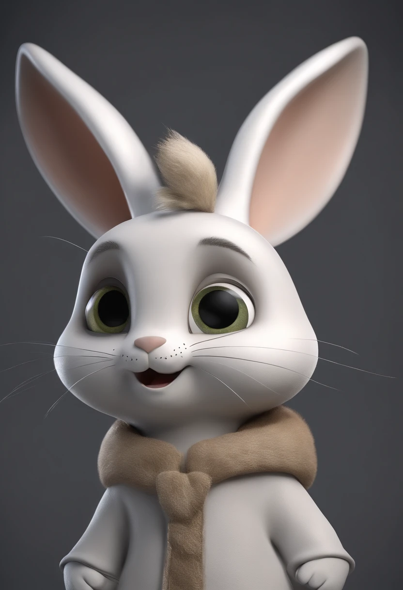 personnage de dessin animé d’un lapin blanc avec des taches grises personnage d’animation, Caractère stylisé, Rendu de style d’animation, 3D stylisée, Rendu Arnold Maya, Rendu 3D stylisé, Toon Render Keyshot, Caractère 3D, Caractère 3D, Rendu 3D stylisé, Rendu de caractère 3D, Personnage de dessin animé, Personnage en gros plan, Pose du personnage, (Pixar Style) (Partie maîtresse:1.2) (Bokeh) (meilleur qualité) (Peau détaillée) (Texture détaillée) (8k) (argile) (éclairage cinématographique) (mise au point nette