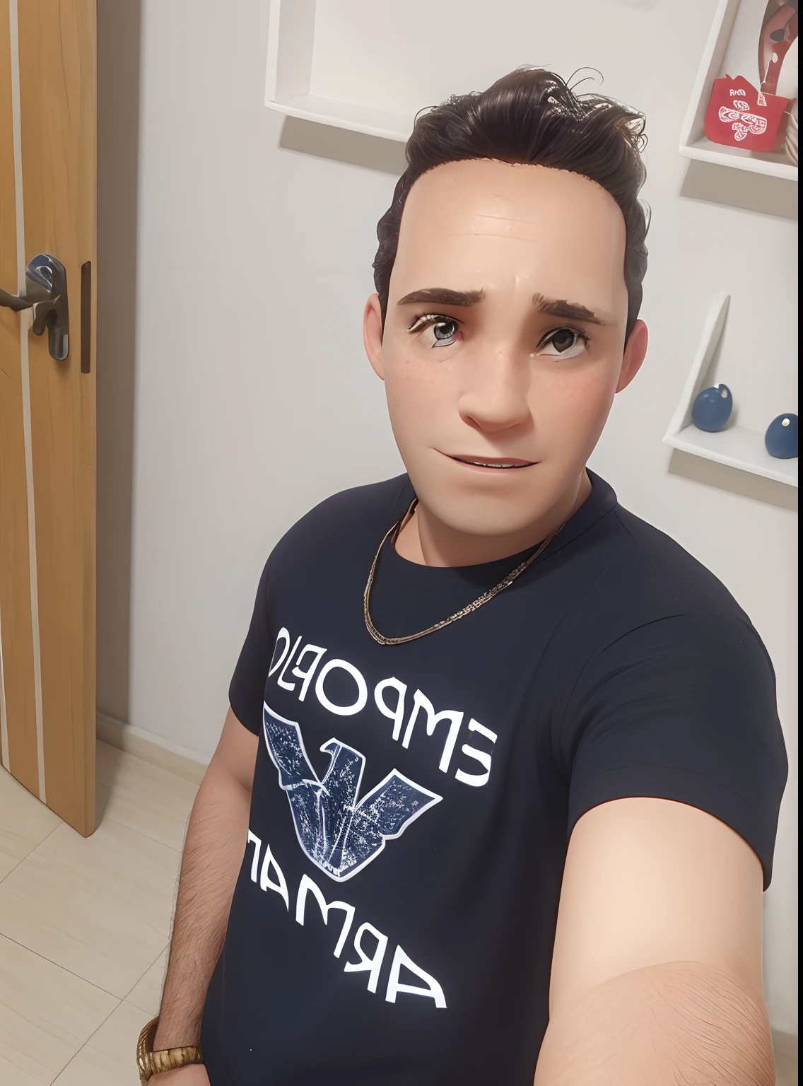 Capa de filme estilo Disney, uma rapaz pele branca olhos castanhos claros olhando para frente, cabelo brilhante e bonito