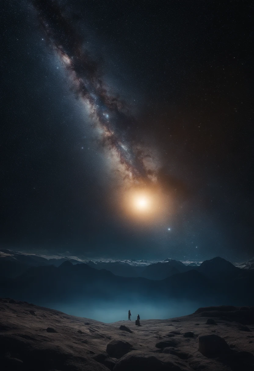 kosmos、Milky Way Galaxy、intergalactic、Fine stars々、Spread tremendously、The Big Universe、comets