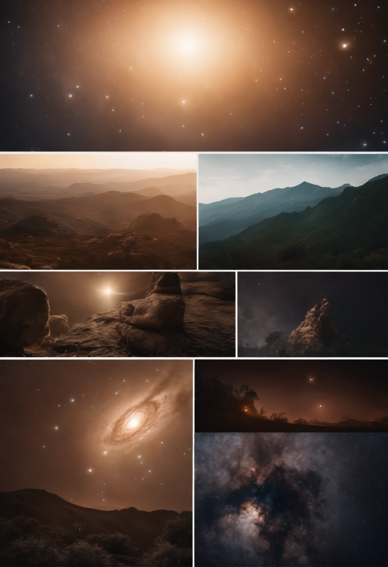 kosmos、Milky Way Galaxy、intergalactic、Fine stars々、Spread tremendously、The Big Universe、comets