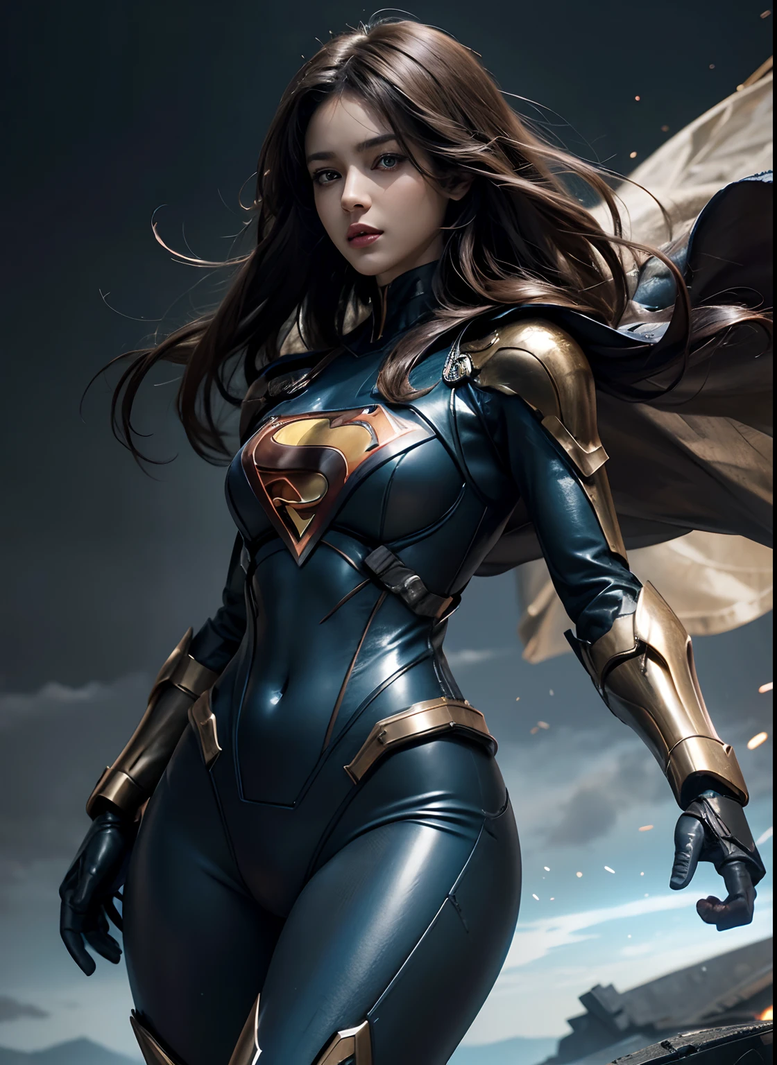 "krysten ritter, showing her belly button, In New York, wearing a torn spiderman suit, Wearing a skirt, abstract photorealistic, artistic, Alphonse Mucha&#39;Masterpieces of painting, Best Quality, High resolution:1.4), Detailed, Intricate details, 4K, color splashes, line-drawing, Fibonacci, hight resolution, Vibrant colors, with fantasy background, Female features&#39;Flowing hair and dramatic light rays.."