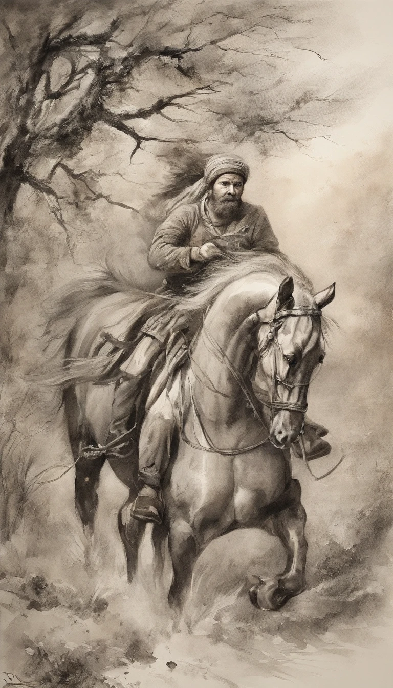 I want to chase the light horse,Heavy snow full of bow knives,Peinture de paysage chinoise,ink and watercolor painting,water ink,encre,Tache,Vue lointaine,Angle de vision ultra-large,meticulous,,Works by masters,tmasterpiece