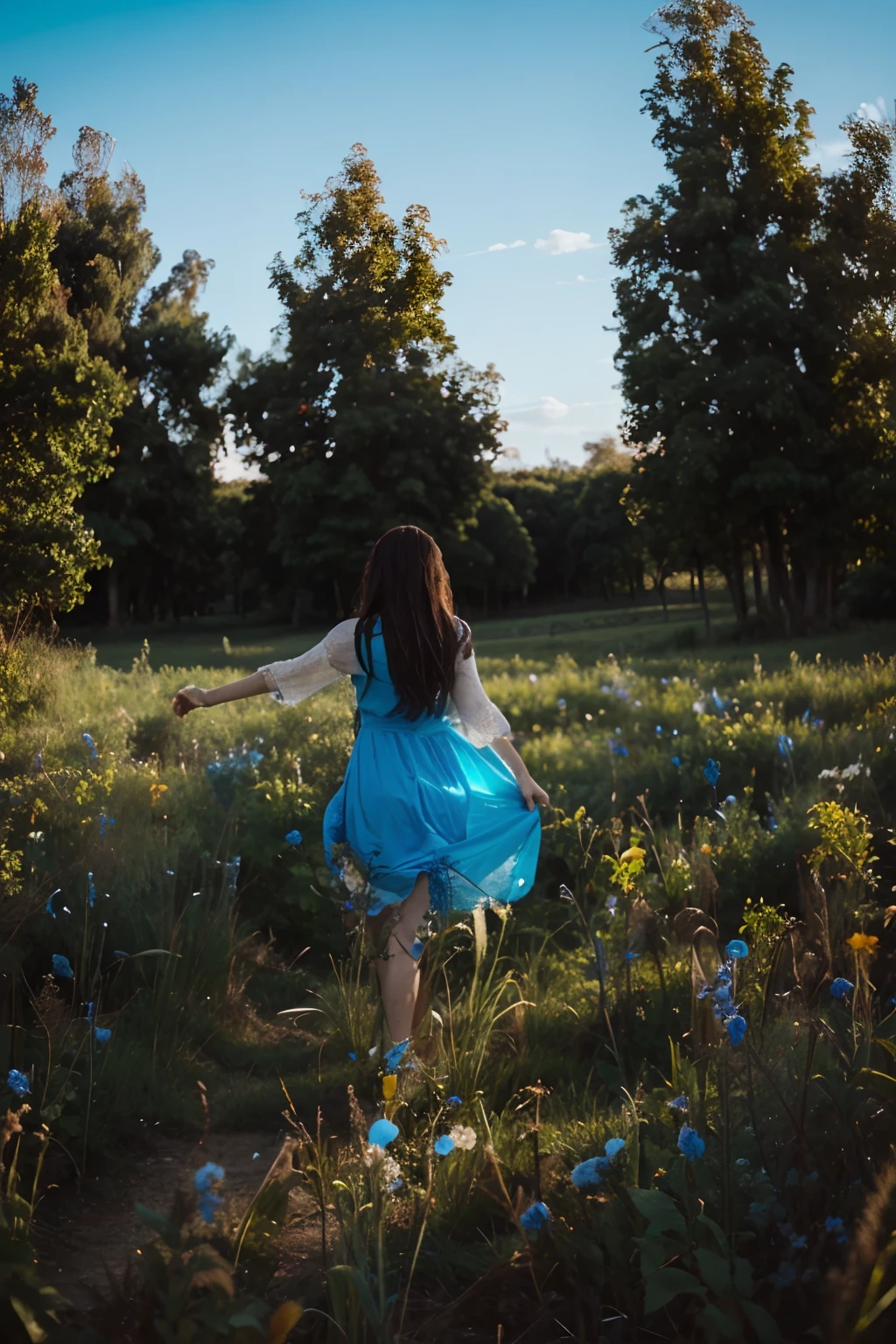 Create an image so please blue sky