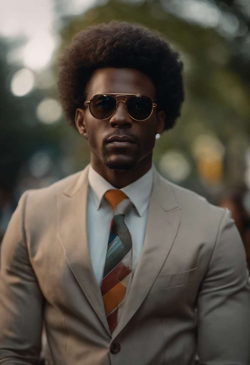 Une photo professionnelle d’un homme afro-latino-américain aux cheveux courts portant de petites lunettes intellectuelles dans un costume trois pièces, Prise de vue en contre-plongée, Tir américain, fond noir plat, Conception du concept de personnage, Détailée, vif, Tendances sur ArtStation, Everett Warner, Comte Moran, Chafik Charobim, Ignacio Fernandez Rios, Bill Lewis, thierry doizon style.