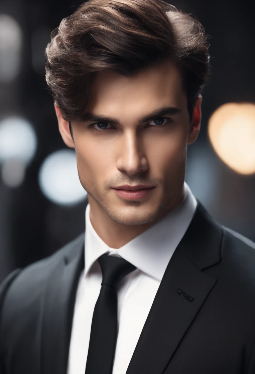 A close up of a man in a suit and tie - SeaArt AI