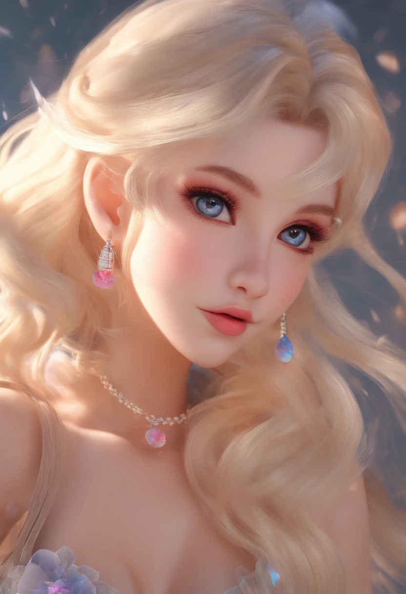 best quality, master part, fotorrealista, extremamente detalhado CG unidade 8k papel de parede, Chibi,1girl, Elsa,sozinho, cheio_corpo, sorrir, Olhando_em_visualizador, ao ar livre,