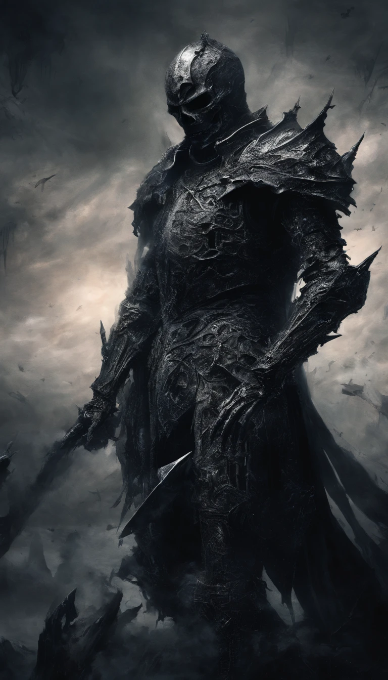 Cosmic Fallen Knight, Cosmic Gray, Strangely, horrid, Very bright colors, photons, There is bright light, Mshiv, wallpaper art, Ultra HD wallpapers, Artistic, 复杂