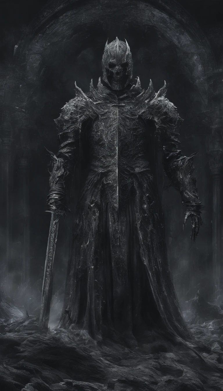 Cosmic Fallen Knight, Cosmic Gray, Strangely, horrid, Very bright colors, photons, There is bright light, Mshiv, wallpaper art, Ultra HD wallpapers, Artistic, 复杂