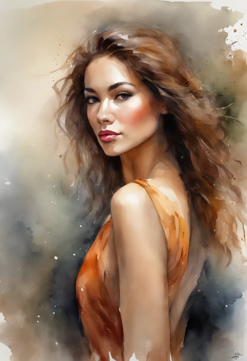 Beautiful young lady, seios pequenos, nua, corpo inteiro, maravilhosa, cativante,