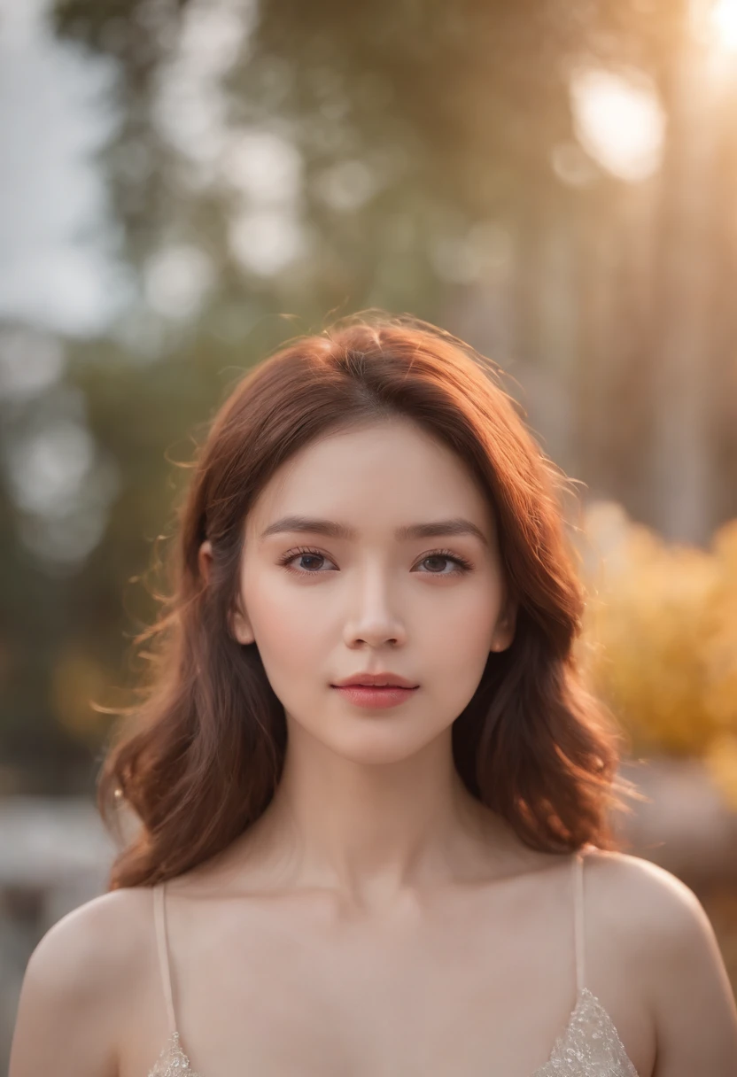 Masterpiece, Best quality, Dynamic pose, Dynamic Angle, 废墟, Dynamic background, multicolored background, 1girll, standing,