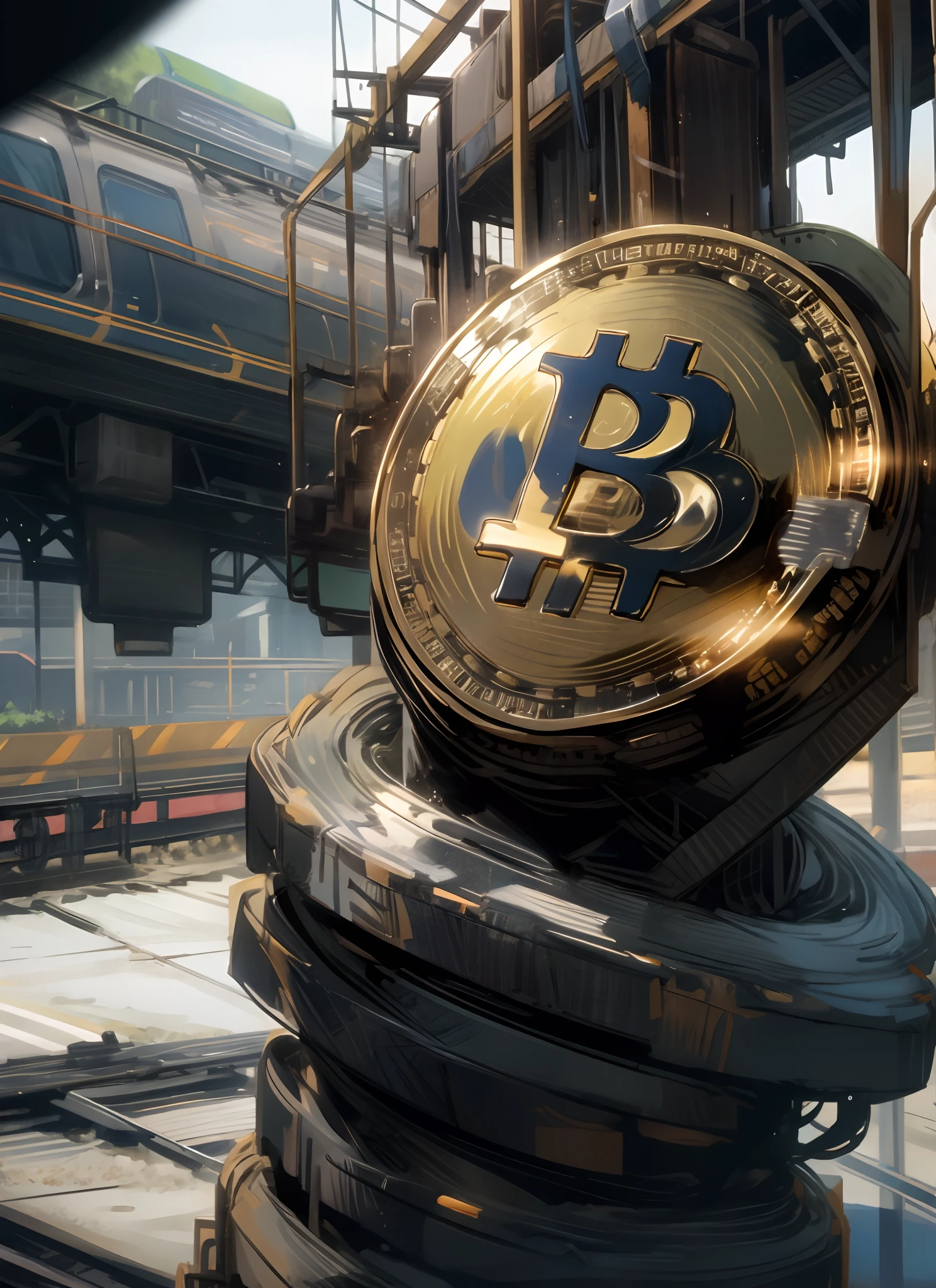 Bitcoin train