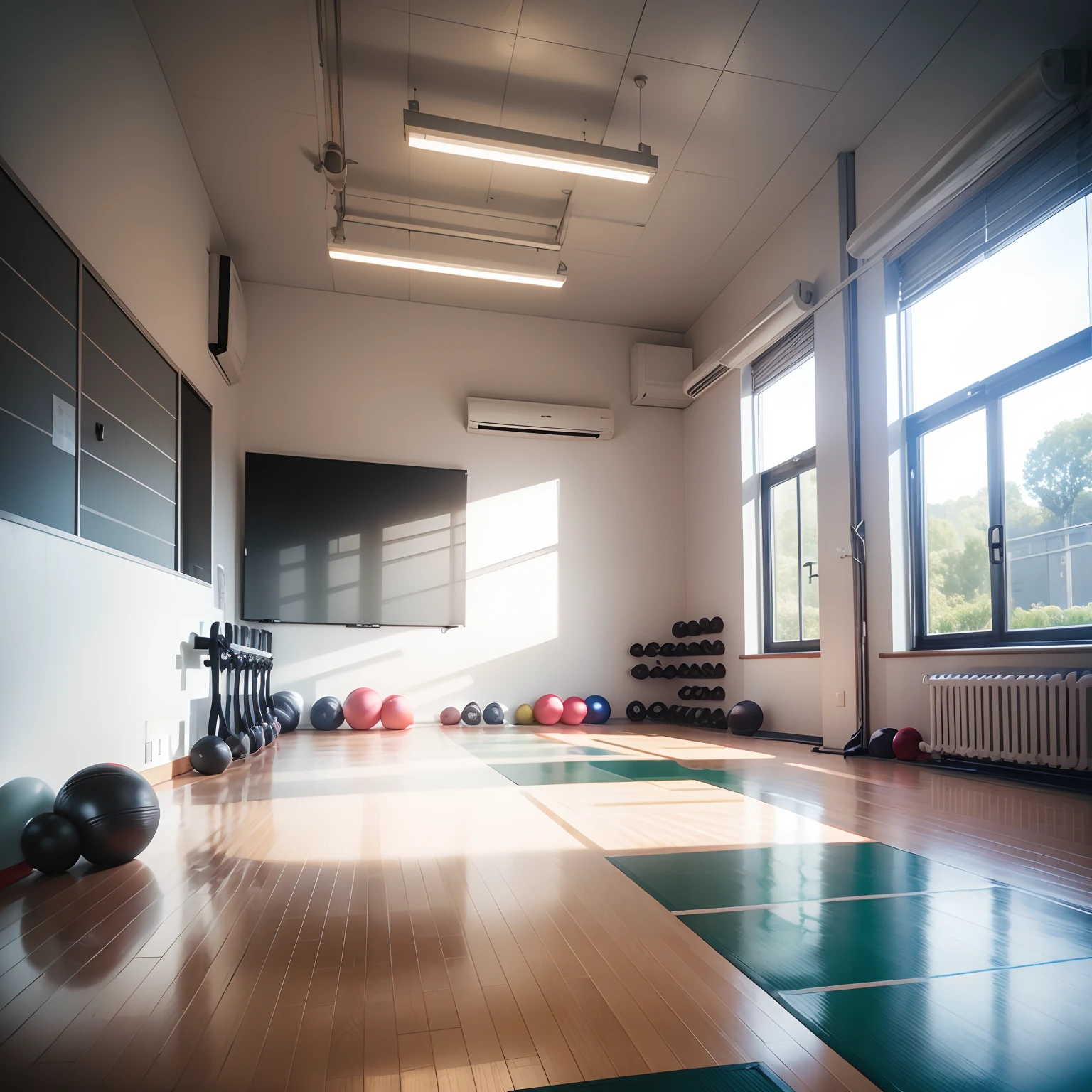 White Gym、White training room --auto