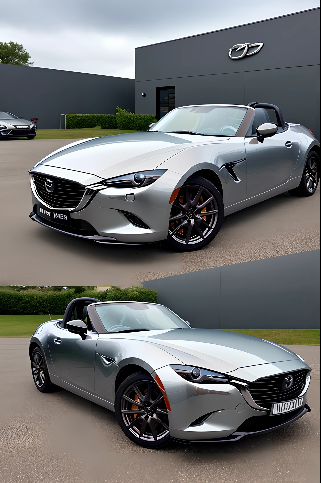 Mazda Roadster NC Plated Silver Paint