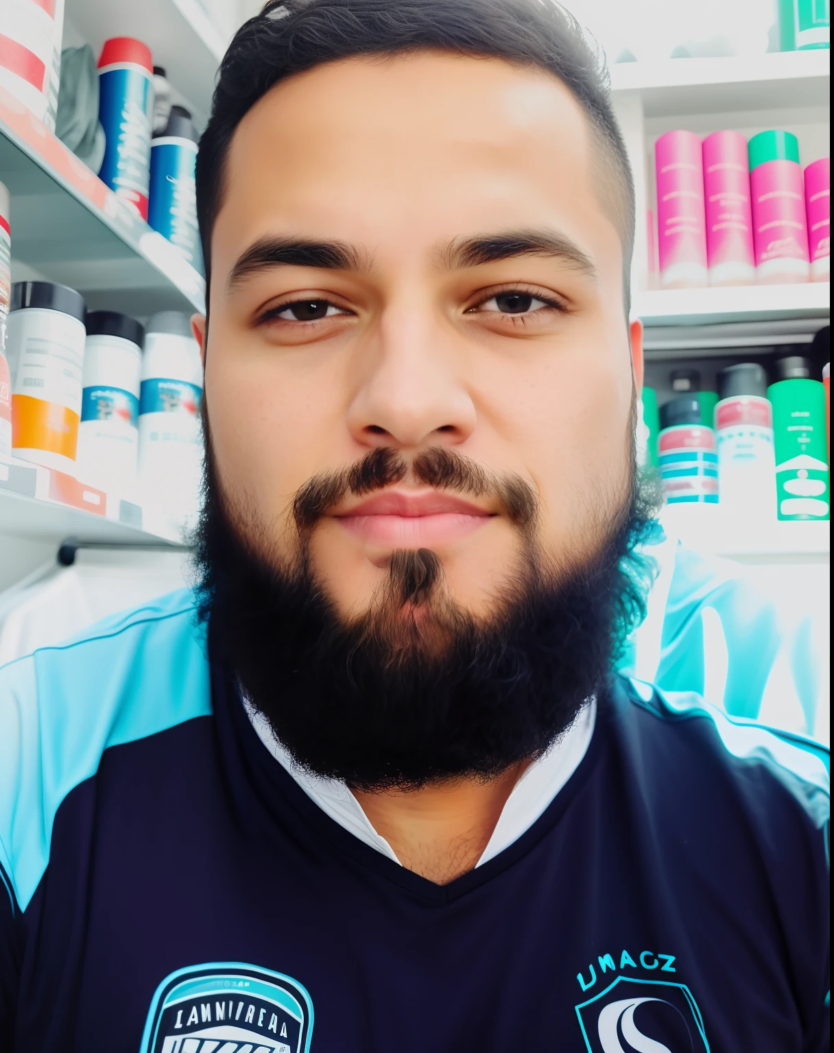 There's a man with a beard and shirt in a shop, Estilo Zigor Samaniego, caio santos, david rios ferreira, andres rios, foto do perfil, Dan dos Santos, Directed by: Nandor Soldier, zigor samaniego, imagem de perfil, imagem frontal, foto de perfil 1024px, imagem profissional, foto de perfil