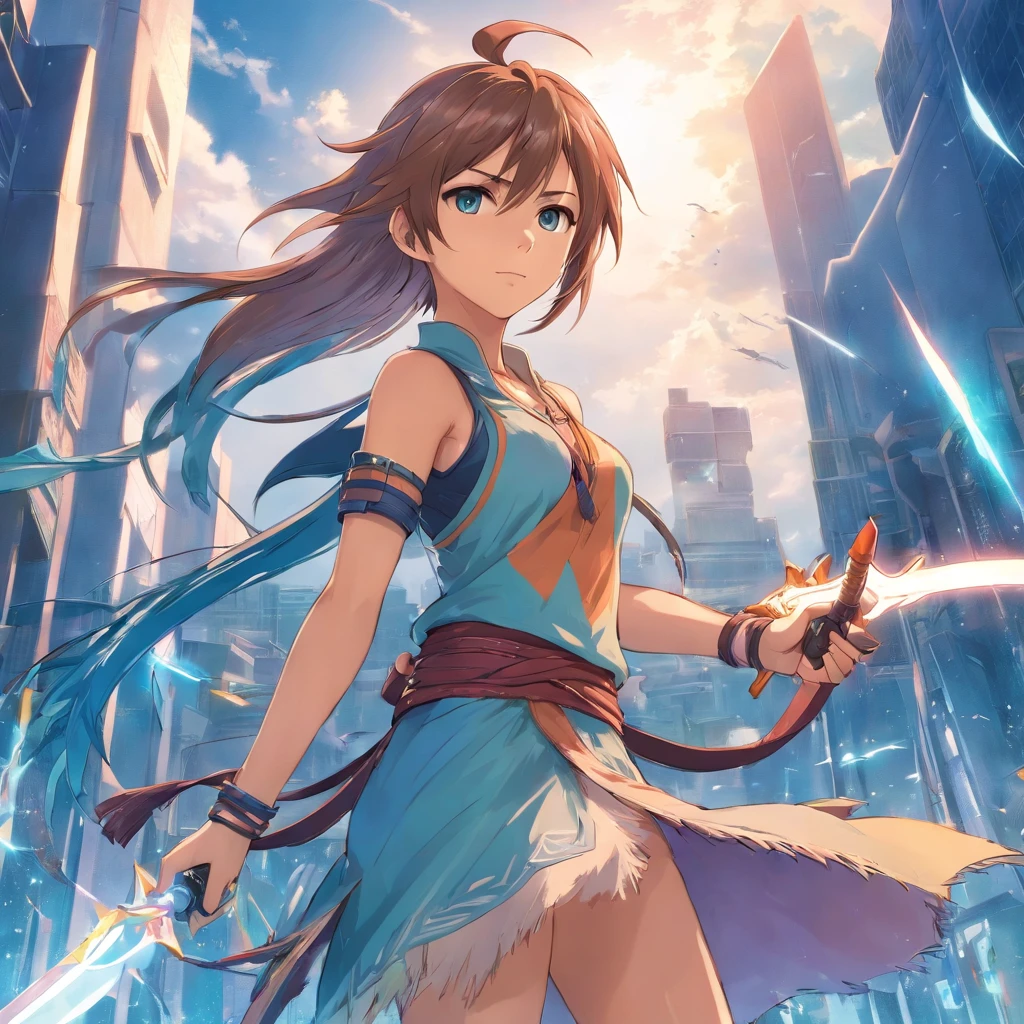 crie uma capa Final Fantasy XIII Shiva