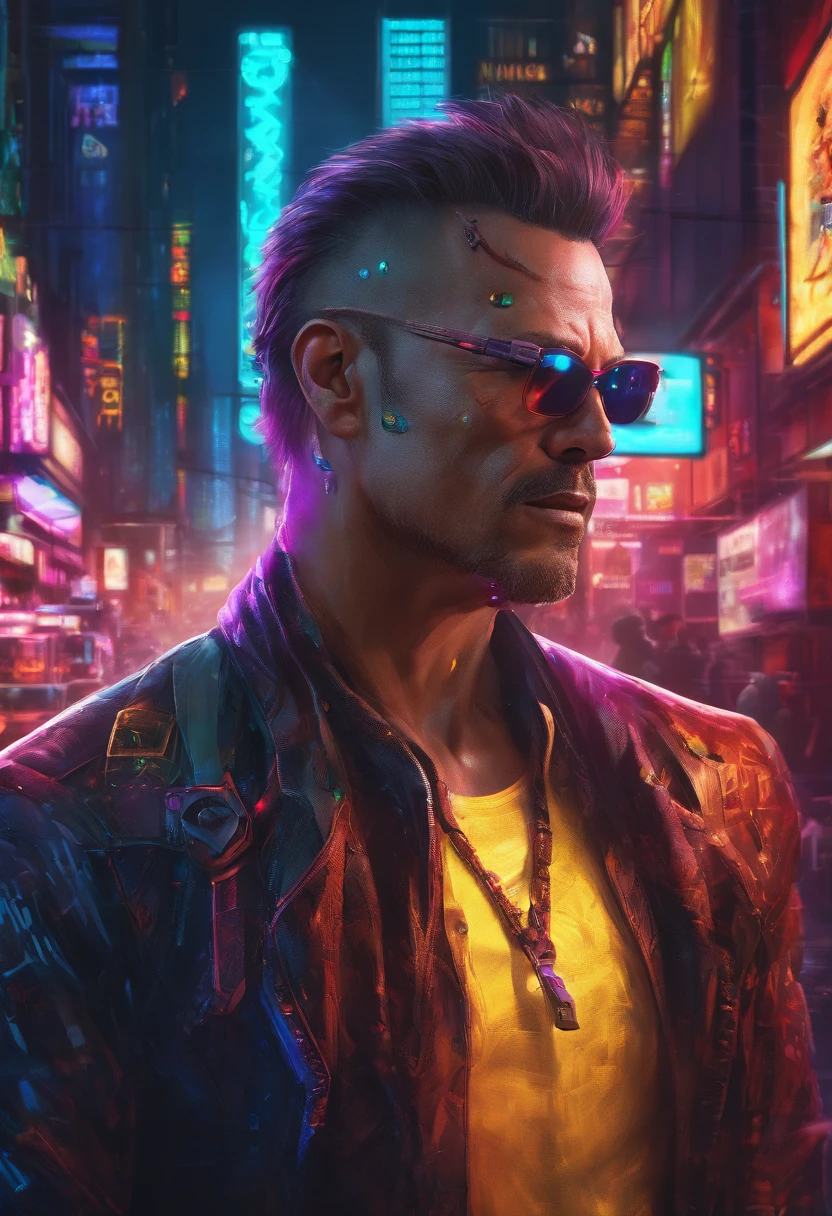 Generate a realistic portrait of a middle-aged man with a commanding presence, his face slightly annoying yet exuding confidence. He should be facing forward, with a furrowed brow and a knowing, wry smile that suggests experience and a no-nonsense attitude. His eyes, intense and focused, should hold the viewer’s gaze, portraying a man whose persuasive power comes from a life of practicality and resilience. His features are sharp, his jaw set in determination, and his overall expression is one that conveys a persuasive authority without being overly aggressive