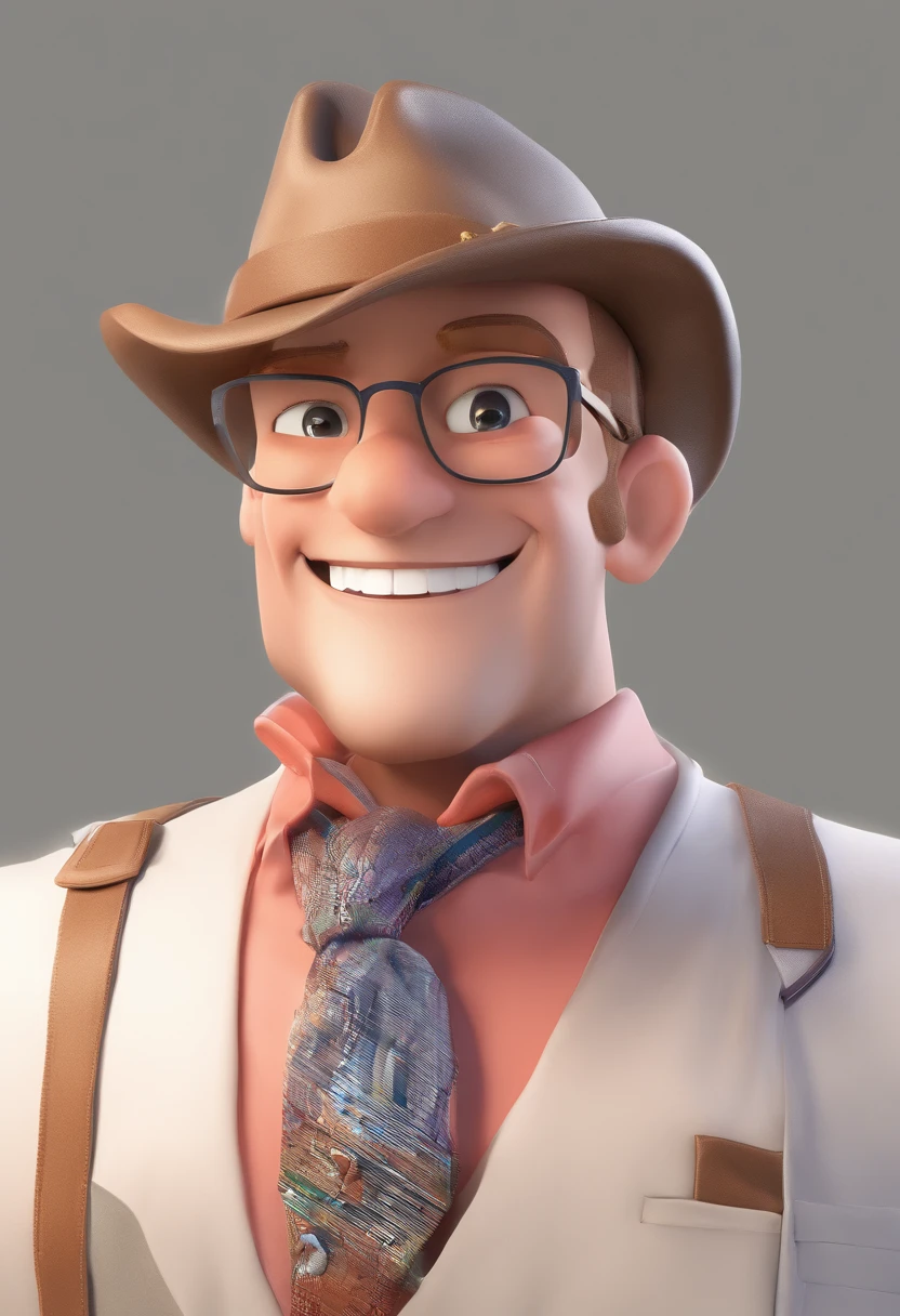 Smiling Man Illustration, sorriso insano, MULHER de pele CLARA com um sorriso gigante, happily smiling at the camera, sorriso atrevido, he's smiling, sorriso muito grande, FEMEA sorridente, foto de perfil headshot, rindo sorriso enorme, desenhando no estilo de Arte 3D, c4d, fundo de cor branco puro, estilo disney, estilo pixar render ilustracao Super Detalhe, 8k