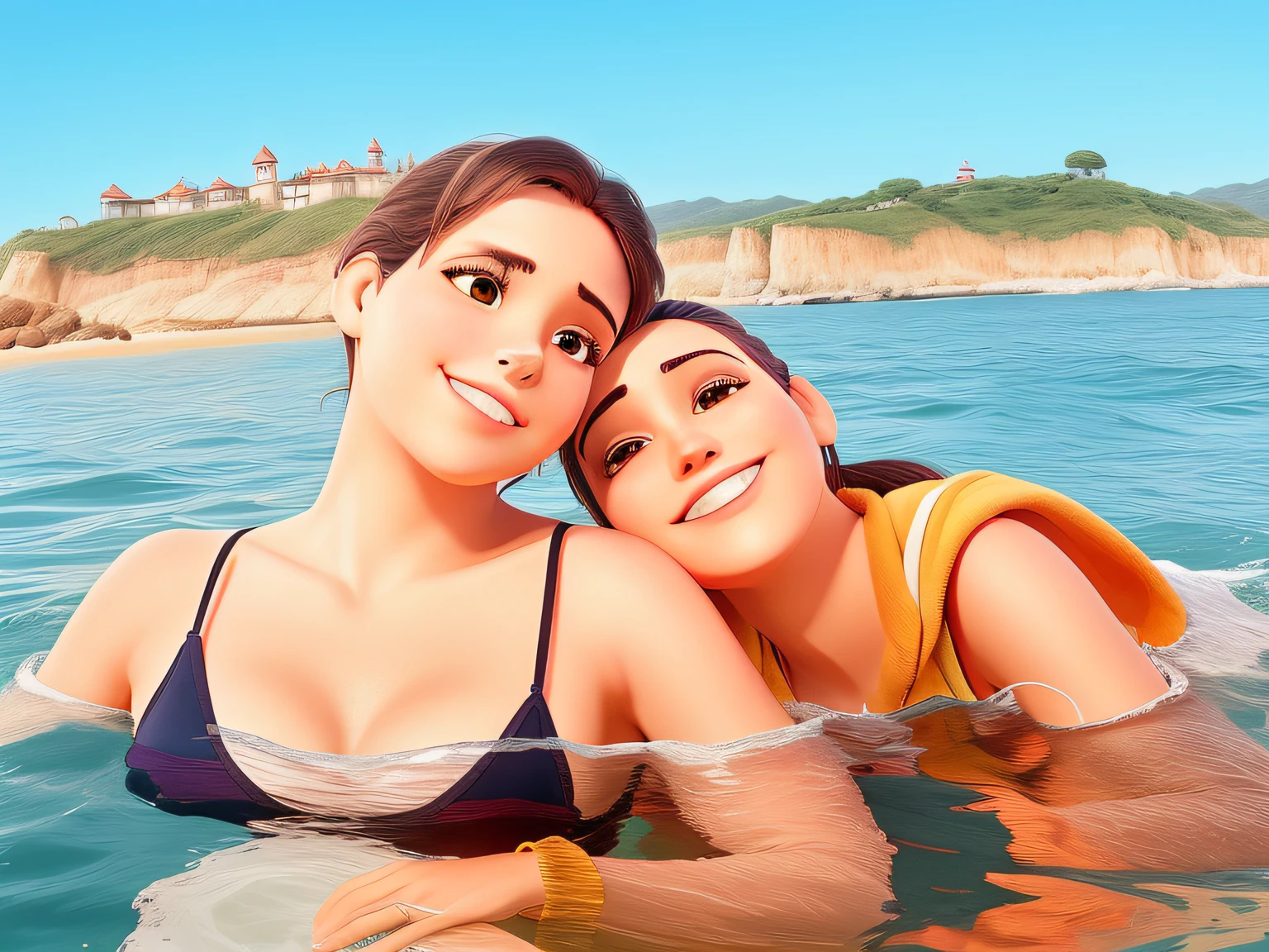 Casal of two woman qualidade alta
