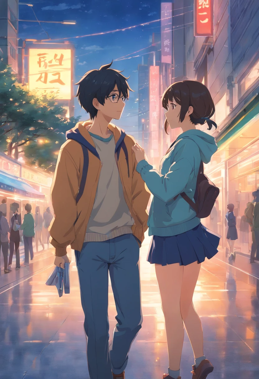 A masterpiece, a high school couple who are both shy