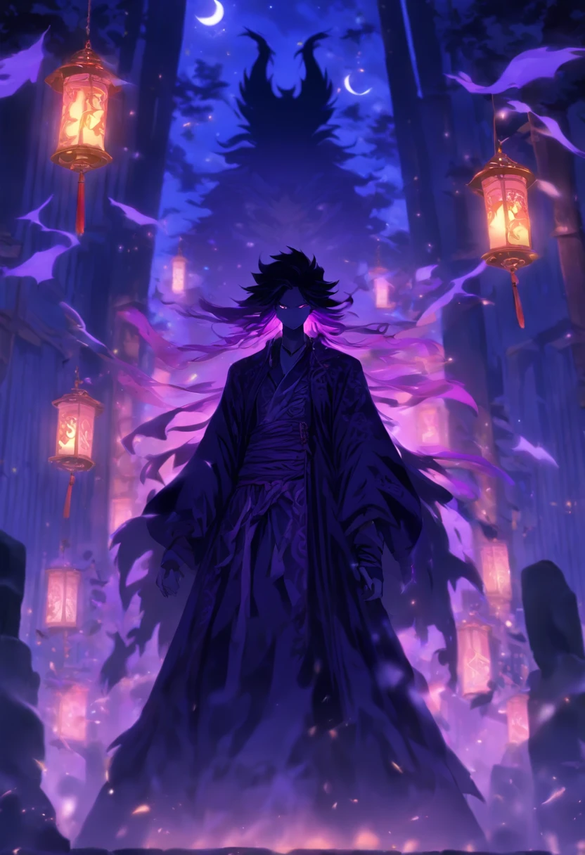 In a dark and mysterious realm,A scene unfolds before your eyes。A dark-haired magician stood tall,His robe churned in the ethereal wind。He wields a fierce scythe decorated with intricate carvings,Indigo's eyes shone with an otherworldly light。The air is filled with Halloween whimsy,It was as if everything was moved by supernatural magic。The art style blends elements of Gothic darkness and fantastical beauty,Creates a stunning panorama。
Imagine that,A realistic photo captures this fascinating moment。Special details of the magician's flowing black hair,Cascade like a midnight wave,Complements his mysterious aura。His eyes are a charming deep purple,It emits a mysterious glow,Penetrate the darkness。The sickle is finely made,The sharp blade reflected faint moonlight。Its handles are covered with ornate symbols,Traces of its mysterious past are revealed。
The atmosphere of this scene is shrouded in Halloween mystery,It evokes an eerie sense of celebration。Shadows fly on the background,Twisted shapes are projected on mysterious symbols etched on the cobblestone floor。Twinkling lanterns,Decorated with horrible decorations,Provides a dim and captivating glow。There was a subtle sweetness in the air,A cool breeze blows the magician's robe,It seems to be whispering secrets that only the souls of the night know。
This fascinating artwork contains the essence of a dark and magical world,Elements of painting and realistic photographs are fused。It immerses the audience in a fantasy realm where mystery and charm collide,Uncover the secrets that the dark-haired mage holds with purple eyes and an evil scythe