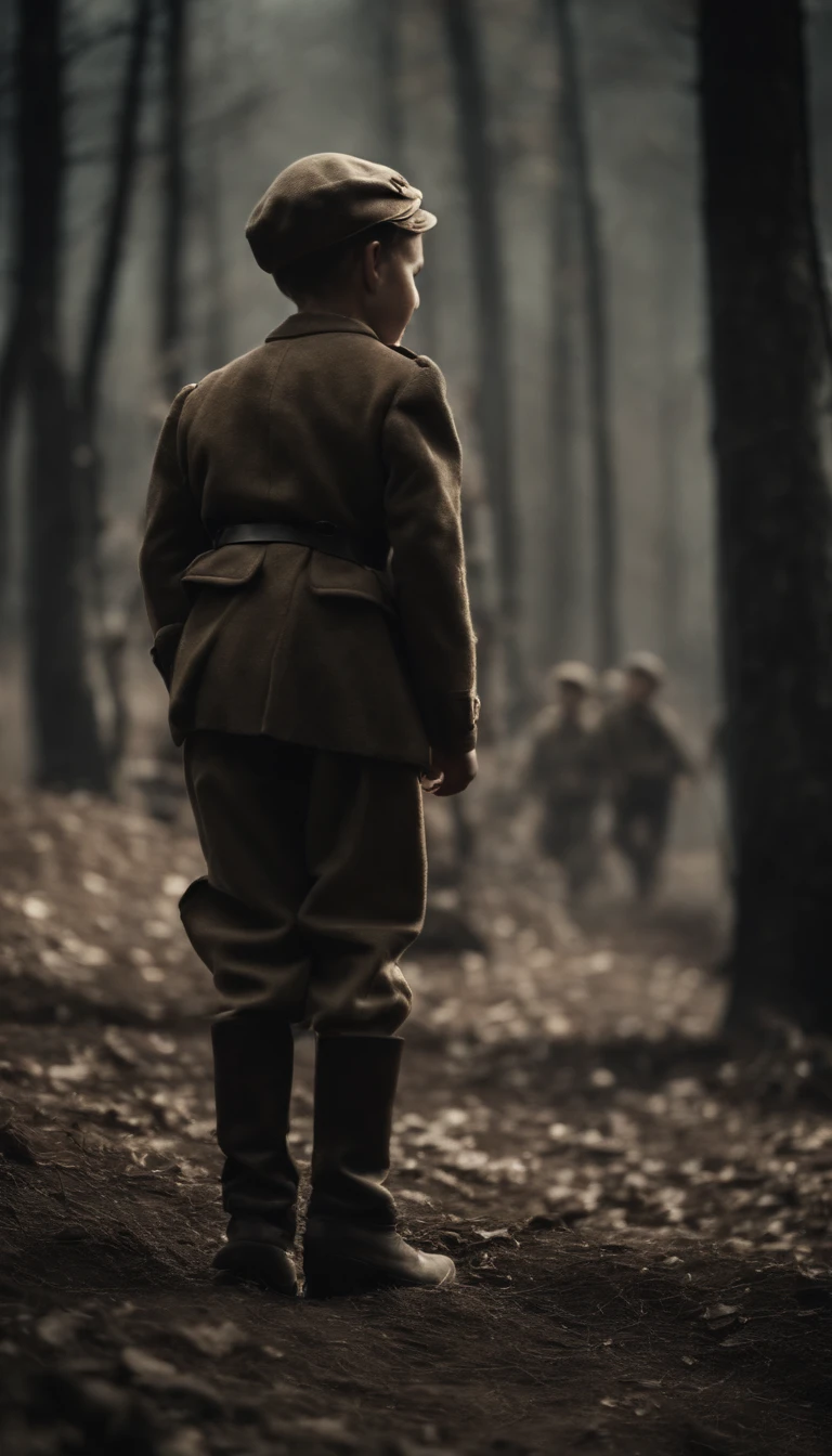 world war 2, Soviet soldier with a rifle in hand, lutando contra nazistas invasores, explosoes, ceu nublado