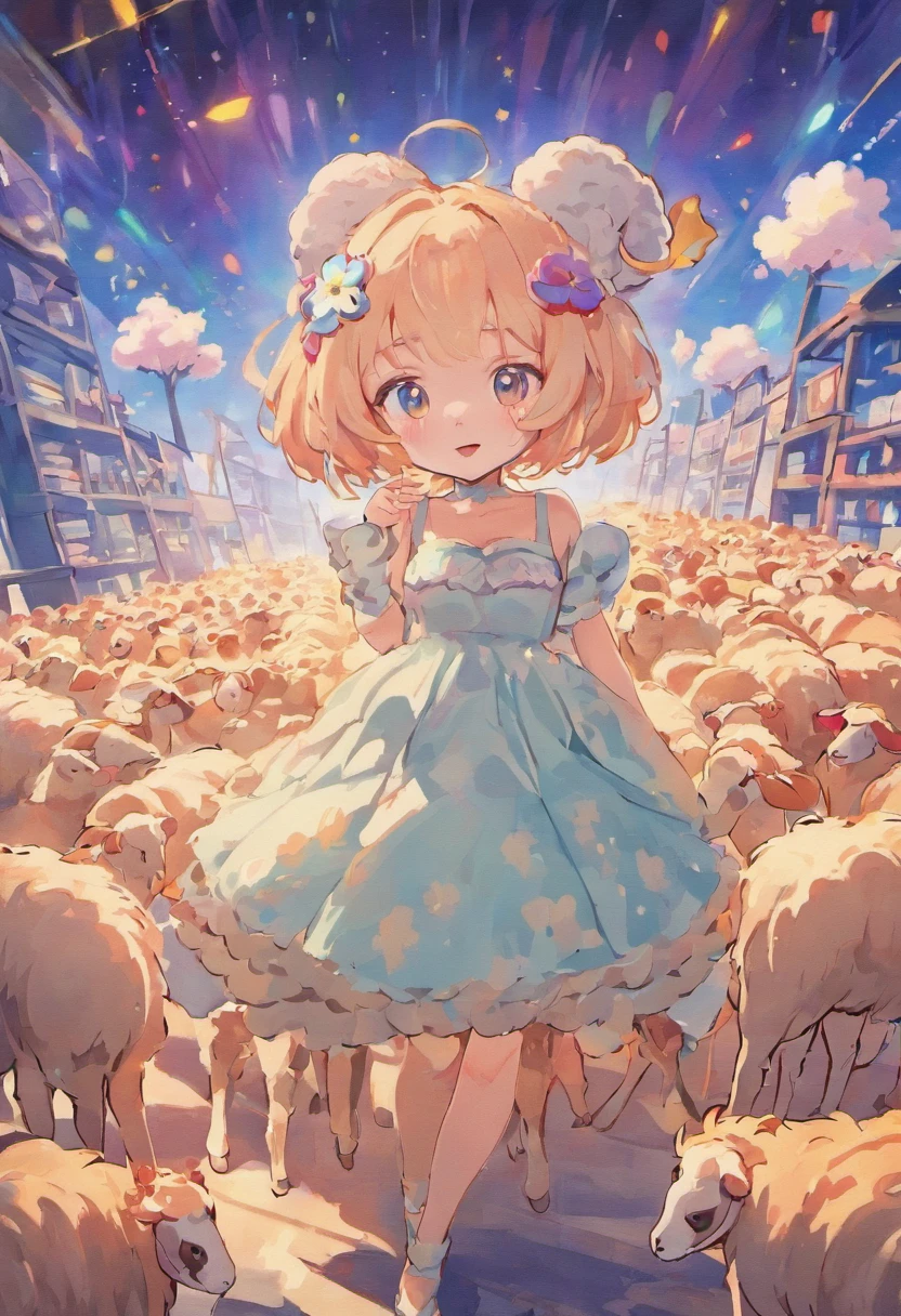 Kawaii lovely sheep,