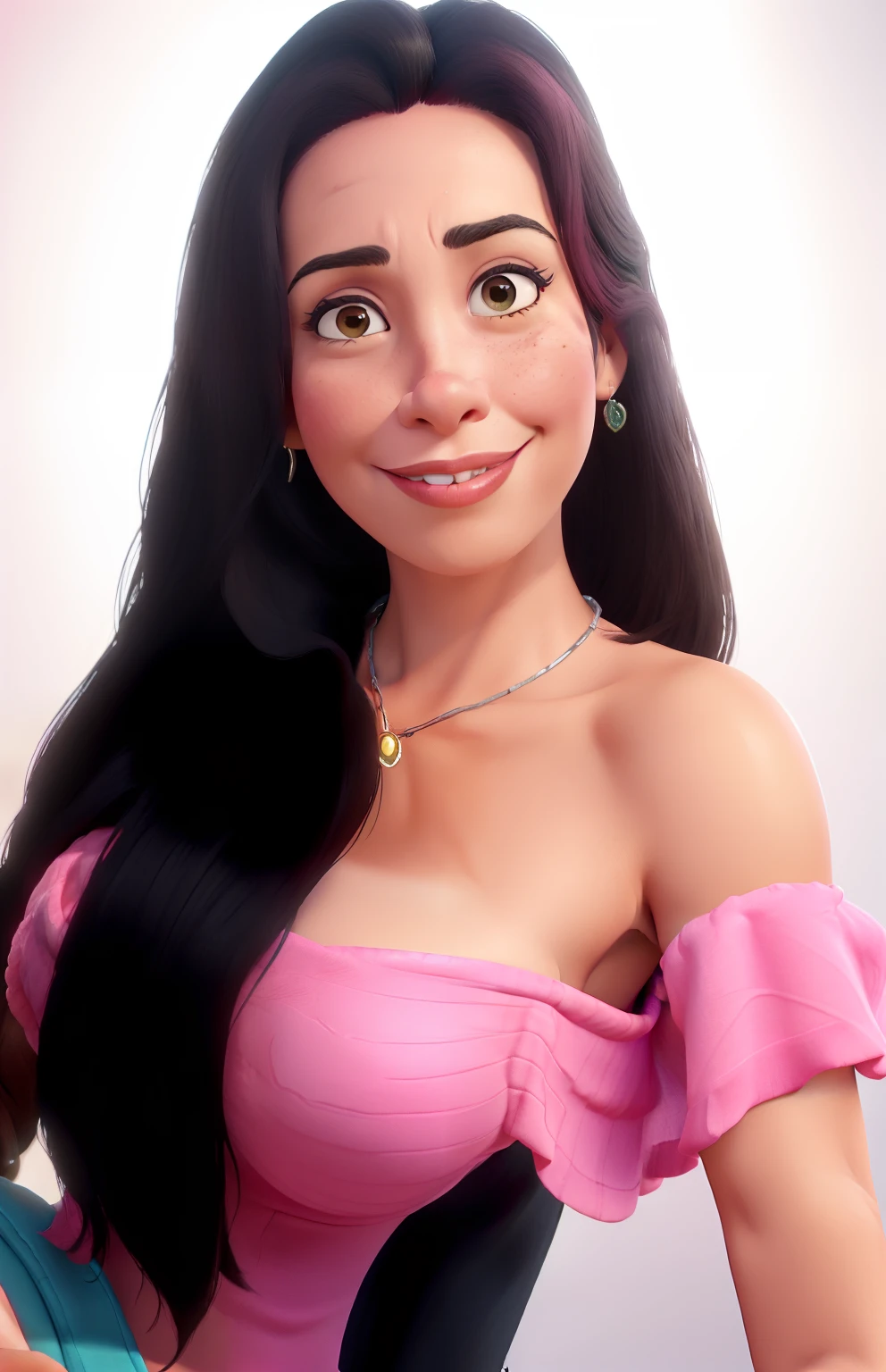 There's a woman in a pink top and a pink handbag, Ayahausca, Mulher de 30 anos de Cuba, Lorena Avarez, Alanis Guillen, imagem de perfil, lindo rosto latino, Mulher mexicana bonita, by Gina Pellón, pink lips, Parece Fabiula Nascimento, Marischa Becker