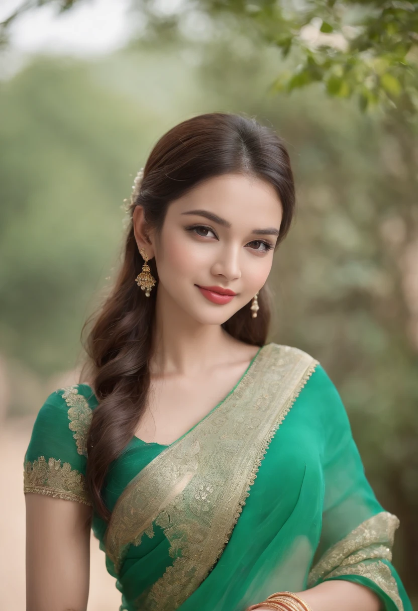 , jewellery, gem, necklace, gold bracelet, anklets, thick lips, skindentation, parted lips, ulzzang-6500-v1.1, portrait of a beautiful Indian girl 15, From Golden Skin, honey-coloured, full body, complety 2, naked, super skinny, small breasts, flat chested, petite   tiny, anorexic skinny, skinny legs, bald vagina, looking at camera, smiling,  beautiful smile braces on teeth, dental braces, retainer, braces, fluffy turned, HDR, shallow depth of field, broad light, backlighting, bloom, light sparkles, chromatic aberration, sharp focus, Nikon Z 85mm, unparalleled masterpiece, ultra-realistic 8k photos, best quality masterpiece, best quality, (photorealistic:1.2), (realistic:1.5), (hyperrealistic:1.2),(photorealistic face:1.2), (close up:1.6), (light blonde hair), (blue eyes), ((big cheeks)), (beautiful face:1.8), (detailed face:1.6), (medium breast:1.2), (detailed bright eyes:1.5), (eyelashes:1.4), (smiling:1.3), (detailed long black hair), (Green saree:1.5), (narrow waist:1.5), (thigh: 1.5), (realistic human skin:1.6), (full curvy body) (detailed eyes), (seductive pose), (detailed facial features), (detailed clothes features), (necklace), (earrings), (bracelet), ( Silk Green saree)