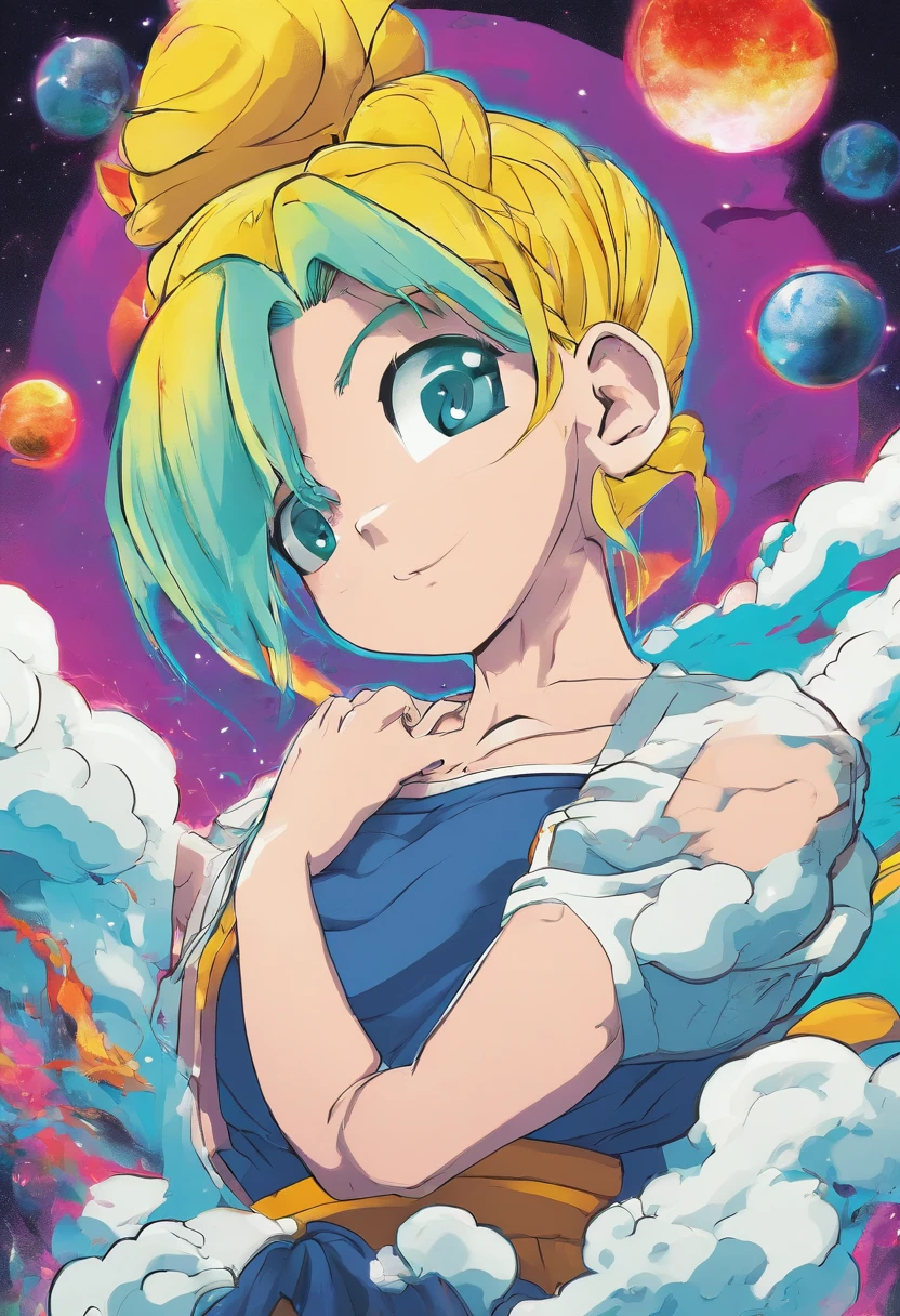 Bulma de Dragon Ball Z en train de faire l'amour avec Vegeta de dragon ball z