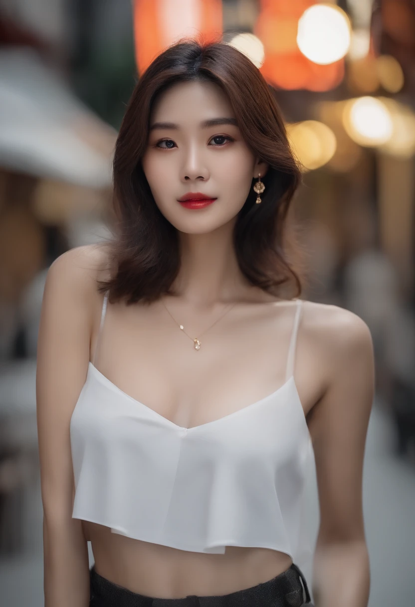 ((top-quality、8k、masterpiece:1.3))、Crisp focus:1.2、Beautiful Women in Perfect Style:1.4、Slender abs:1.2、((layers-Cut、huge tit:1.2))、(tanktop shirt:1.1 )、(street:1.2)、Highly detailed facial and skin texture、A detailed eye、二重まぶた、teats、opening legs、pubic area、barechested