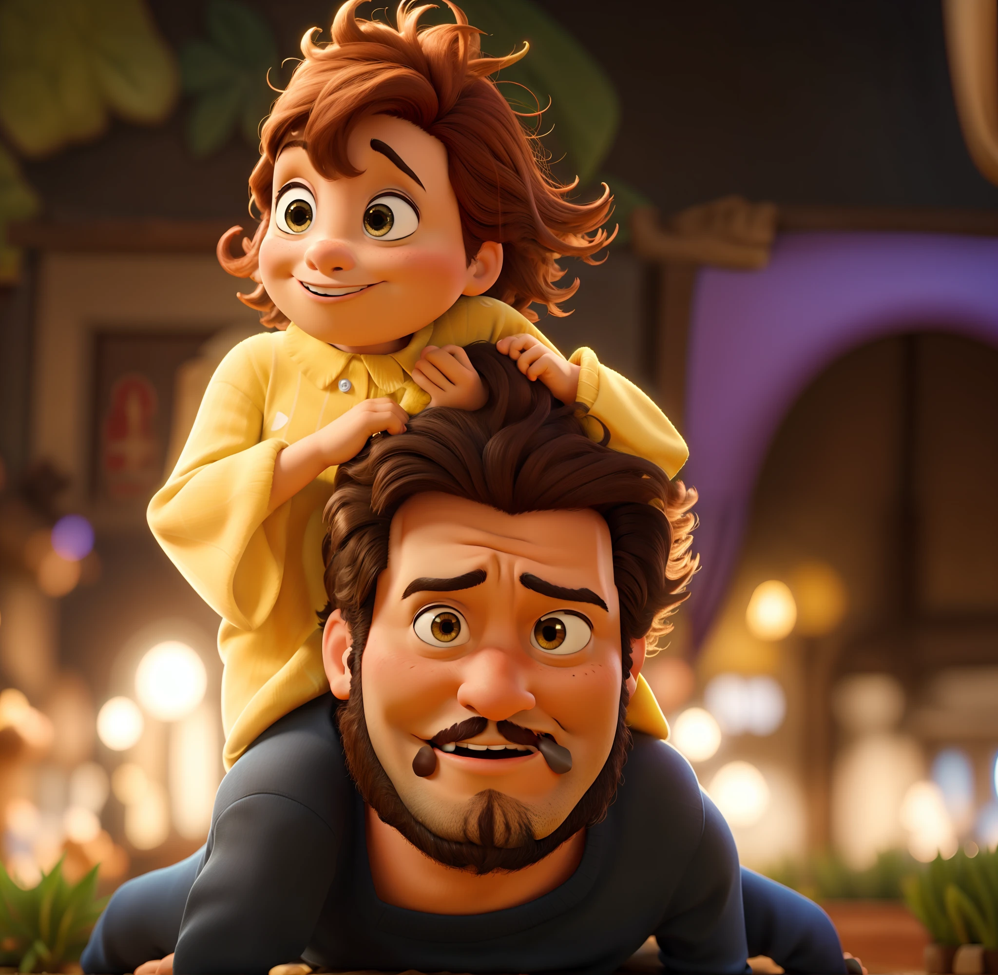 Cartaz estilo Disney Pixar