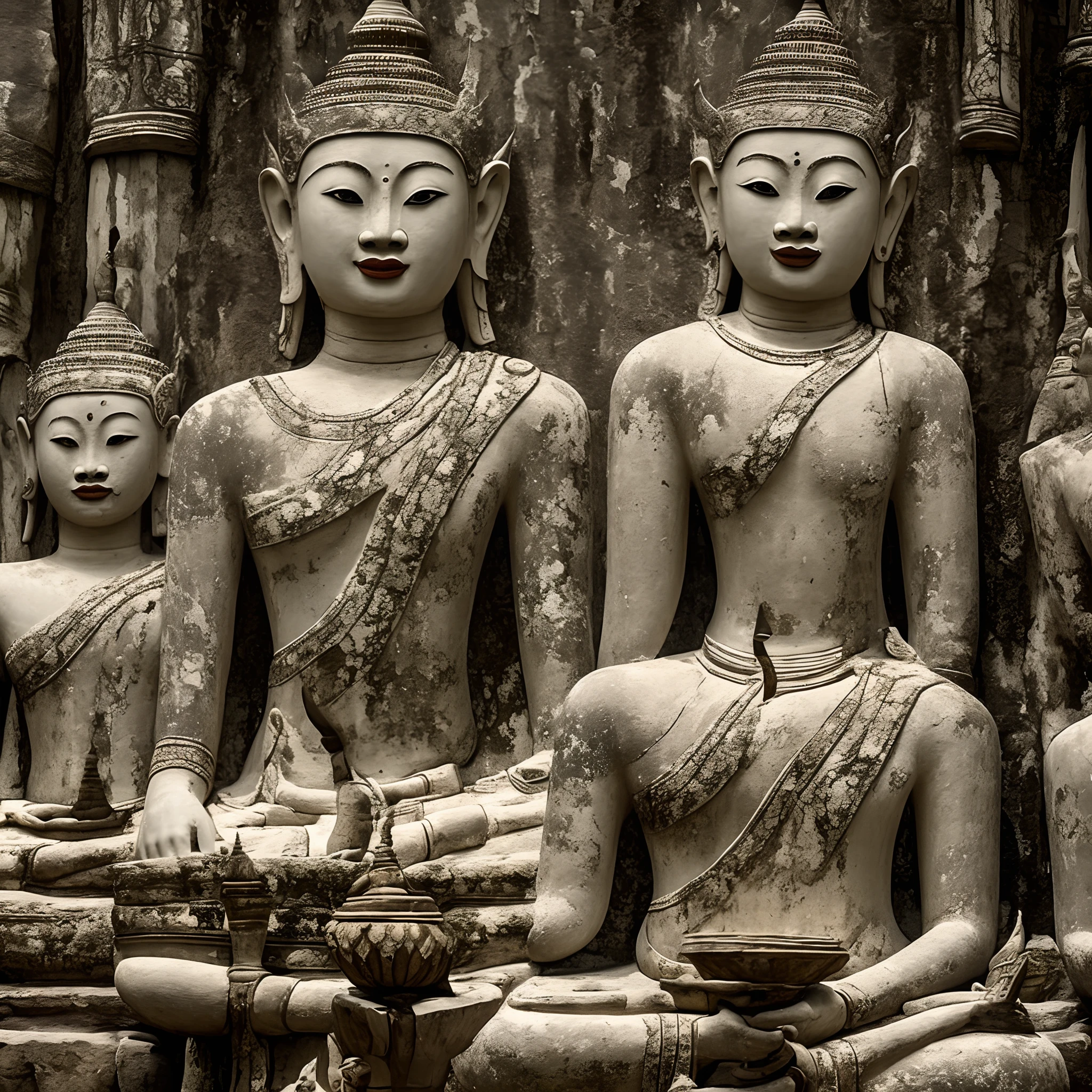"Borobudur is the largest Buddhist temple in the world, built in the 9th century by the Syailendra Dynasty."