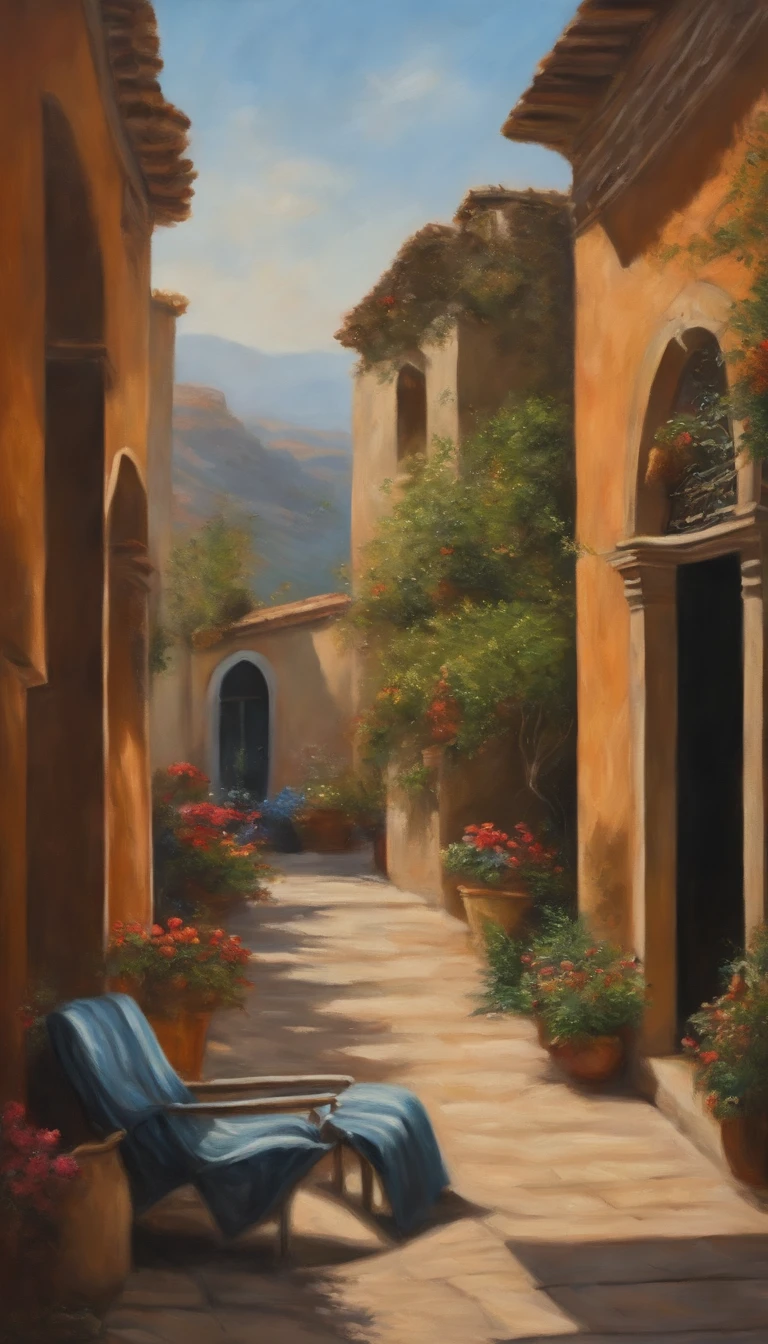 real picture（（oilpaint ））Landscape painting,Acrycle painting，brushstrokes，Clothes store、closet、Clothes on hangers、With unparalleled realism,ultrawide,Realistic,James Gurney,art  stations，（（Painting with oil painting））