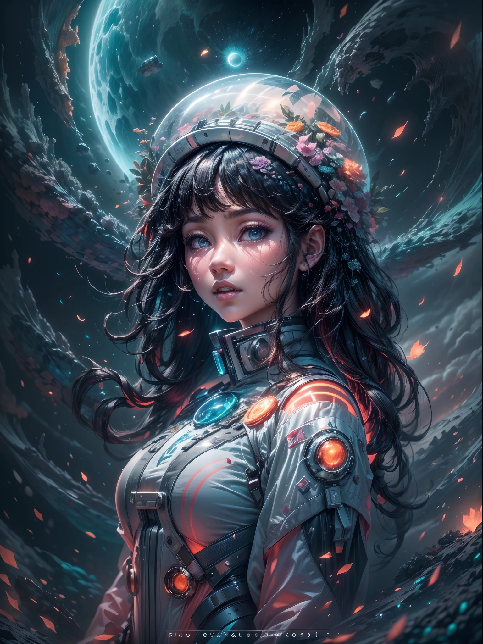 As a Stable Diffusion prompt assistant with an artistic touch, I will generate a detailed and high-quality prompt based on your provided theme: "asian girl in the space on alien planet between polar star and big dipper." Here's the prompt:

"best quality,4k,8k,highres,masterpiece:1.2, ultra-detailed, realistic, HDR, asian girl (beautiful detailed eyes, beautiful detailed lips, extremely detailed eyes and face, long eyelashes) in space on an alien planet, surrounded by the polar star and big dipper constellations. The girl is wearing a futuristic outfit, with a mesmerizing gaze and a slight smile on her face. She stands on a rocky terrain, with glowing plants and unique extraterrestrial flora around her. The planet's atmosphere showcases vivid colors with a surreal touch, intensifying the ambiance. The girl's pose exudes confidence and a sense of curiosity as she explores this otherworldly environment. The lighting highlights her features, casting soft shadows that enhance the depth and realism of the scene. The artwork can resemble a digital illustration with a touch of photorealism, using physically-based rendering techniques to create an otherworldly aesthetic. The overall color tone reflects the celestial feel of the space, incorporating a mix of cool and warm colors to evoke awe and wonder. The image should have sharp focus and ultra-fine painting details, giving it a professional and polished look. The blend of futuristic elements and the serene beauty of the cosmic backdrop infuse a sense of mystique and adventure into this artwork."

Remember, the prompt should be a single line without any explanations or additional punctuation marks except for commas.