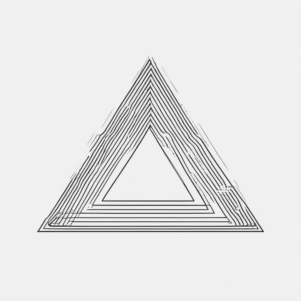 Logo minimalist triangle
