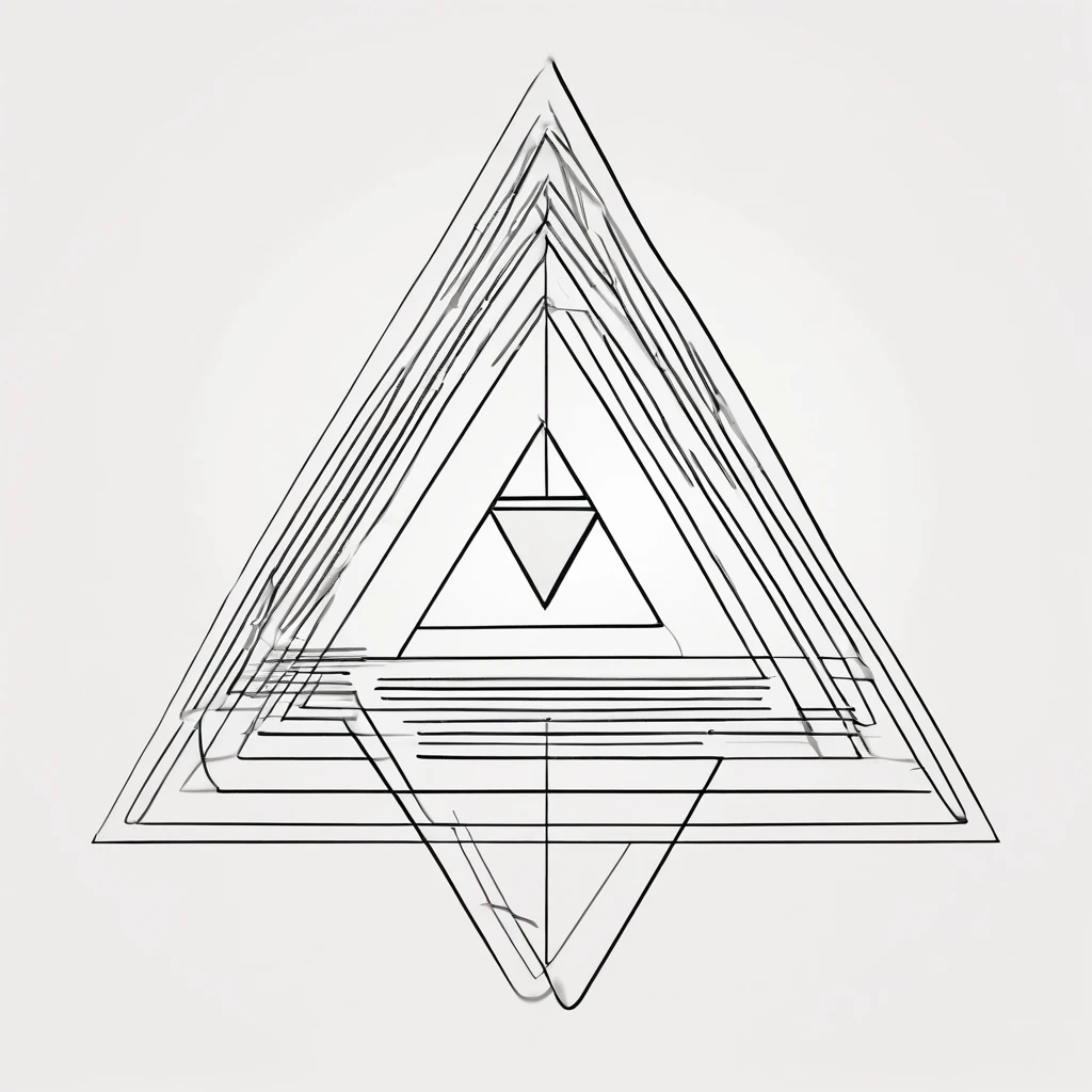 Logo minimalist triangle