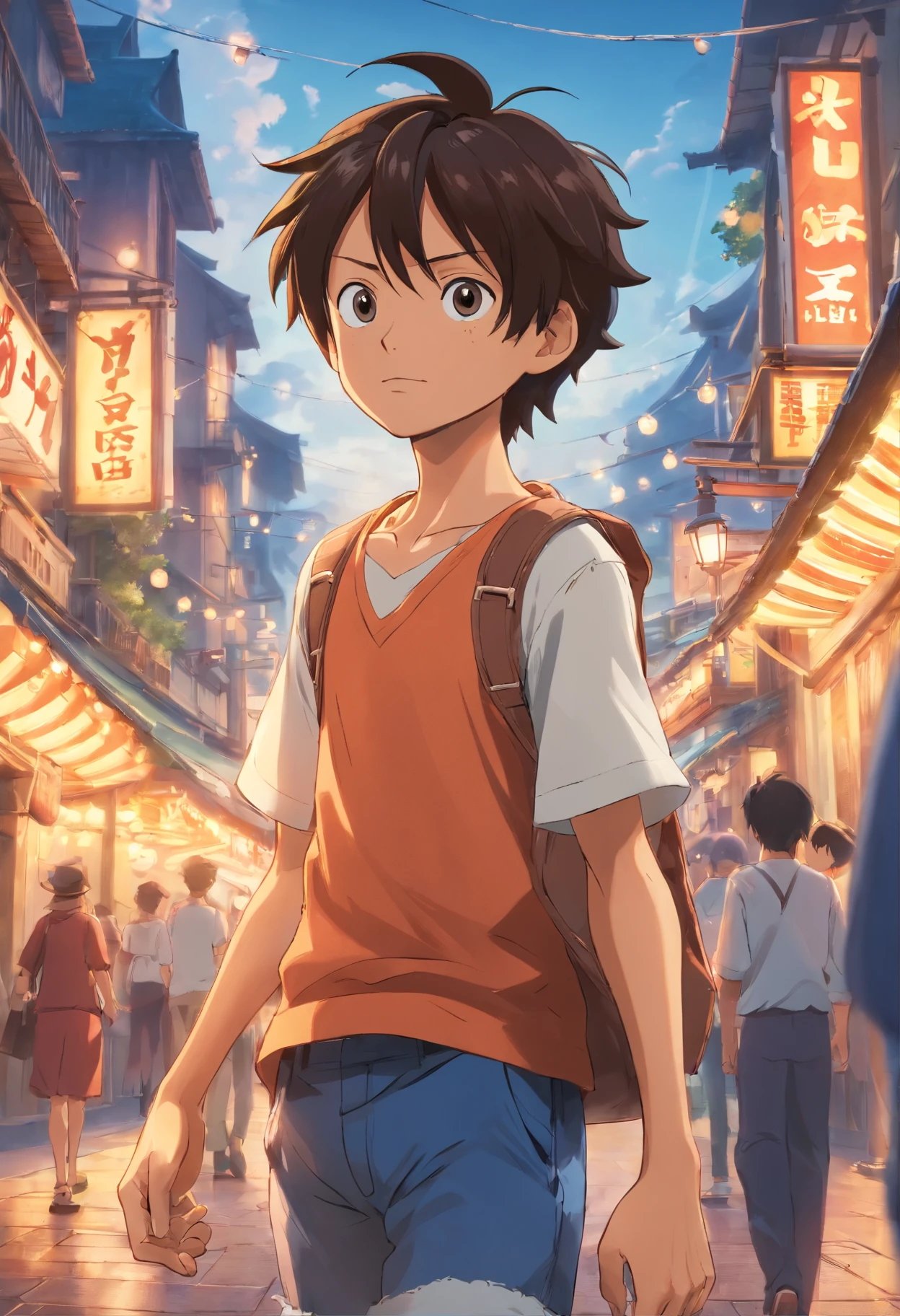 Disney Pixar wanted portrait of Luffy modern movie poster unreleased by Disney Pixar of One Piece Movie by Eiichiro Oda cinematic photo 4K 3D render epic cartoons cute characters new style title concept art "Luffy"